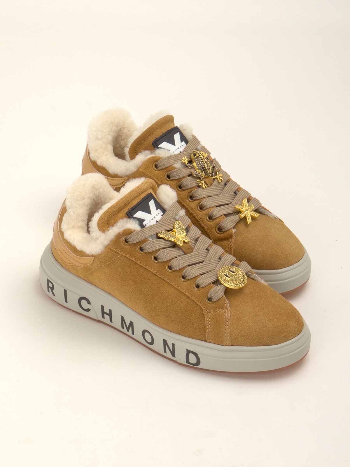 John Richmond Sneakers In Brown