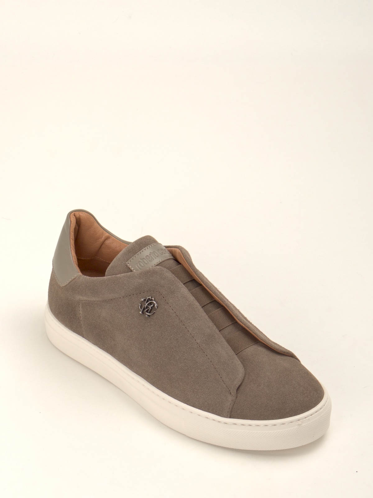 Roberto Cavalli Sneakers In Nude