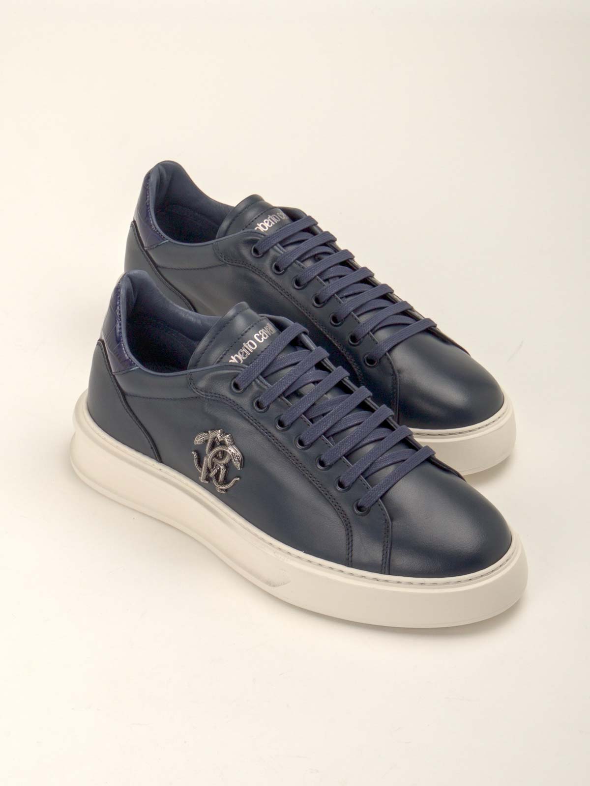 Roberto Cavalli Sneakers In Blue