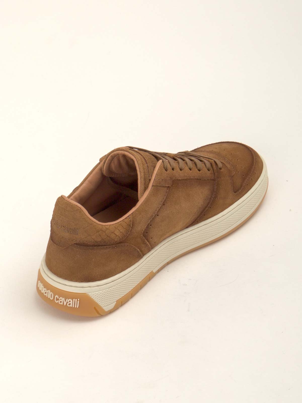 Roberto Cavalli Sneakers In Brown