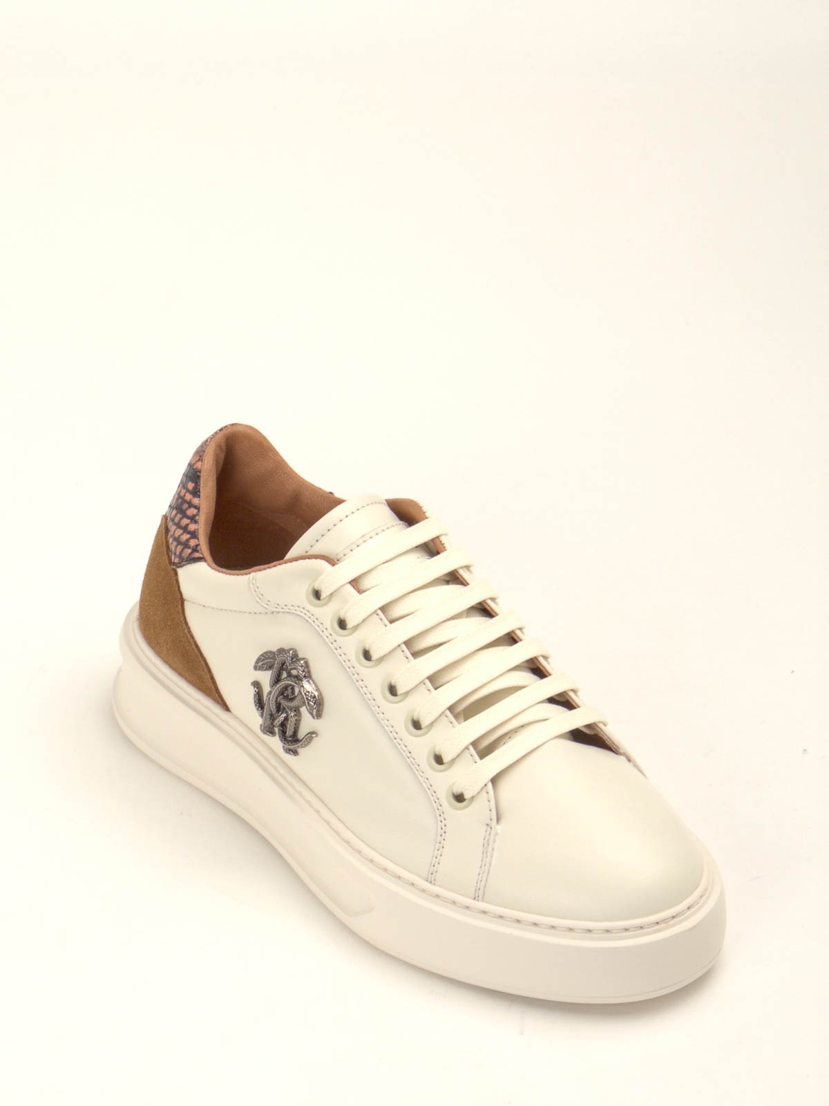 Roberto Cavalli Sneakers In White