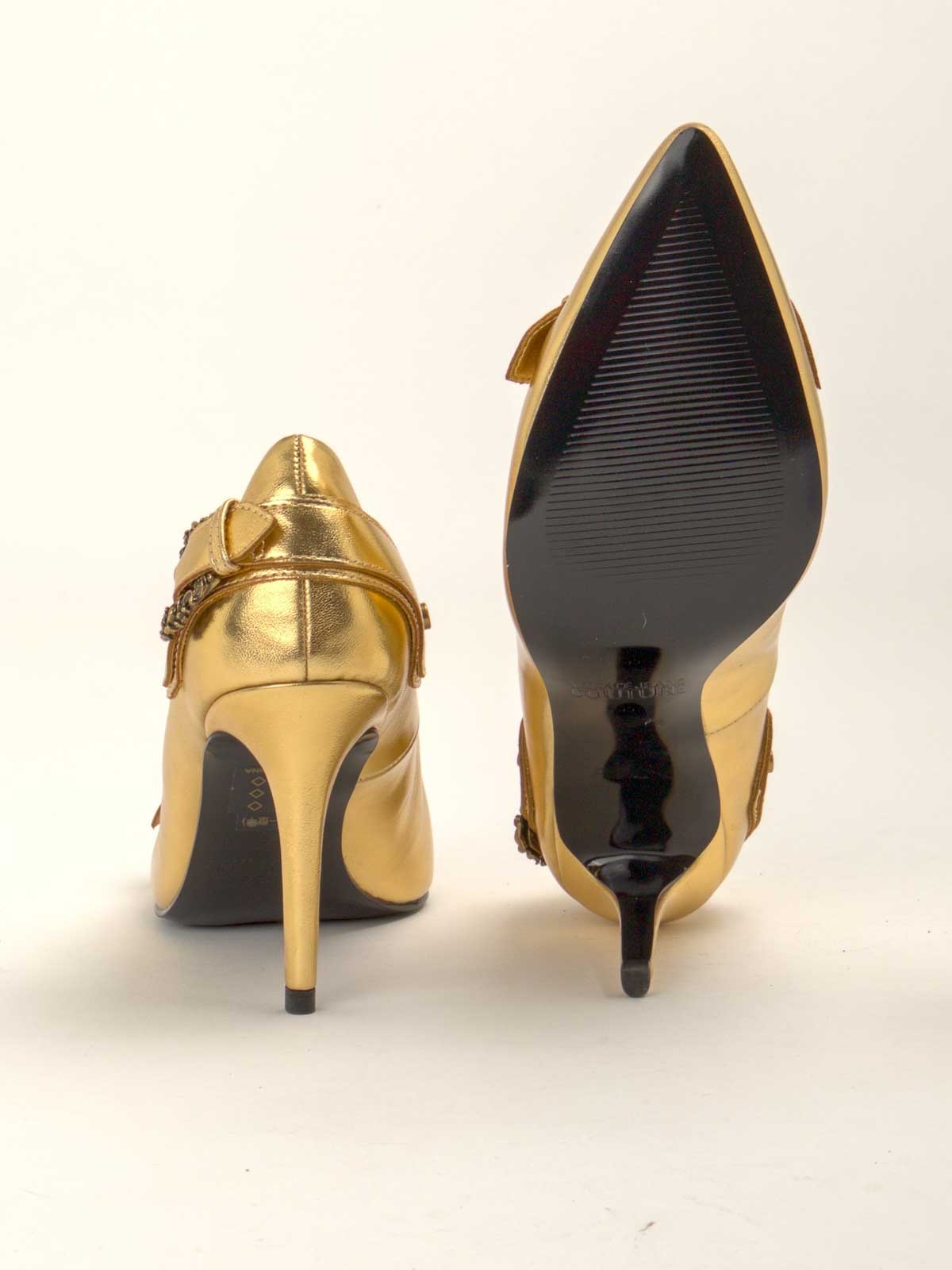 Versace Jeans Couture High-heel Shoes In Gold