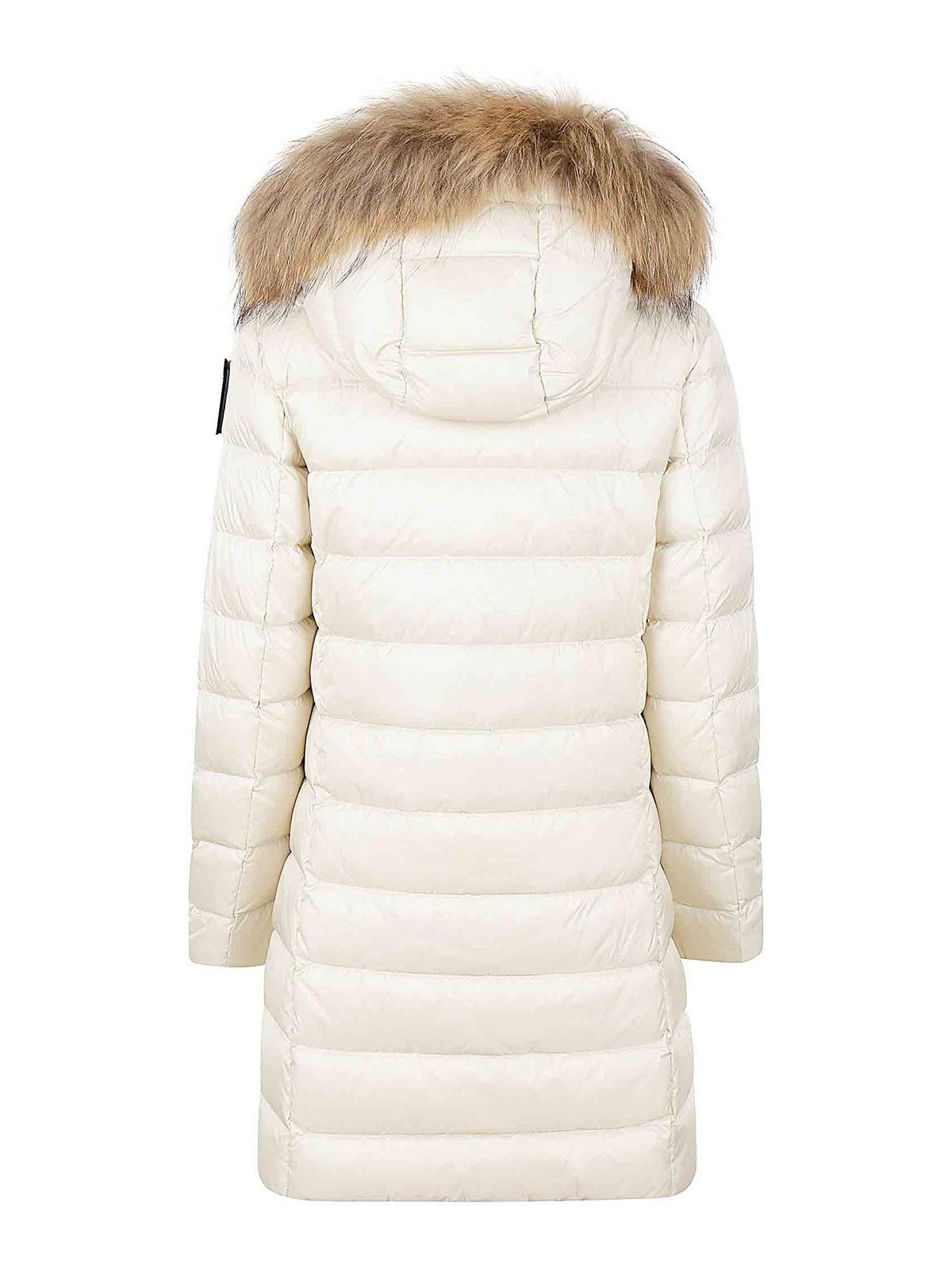 Blauer Coat In White