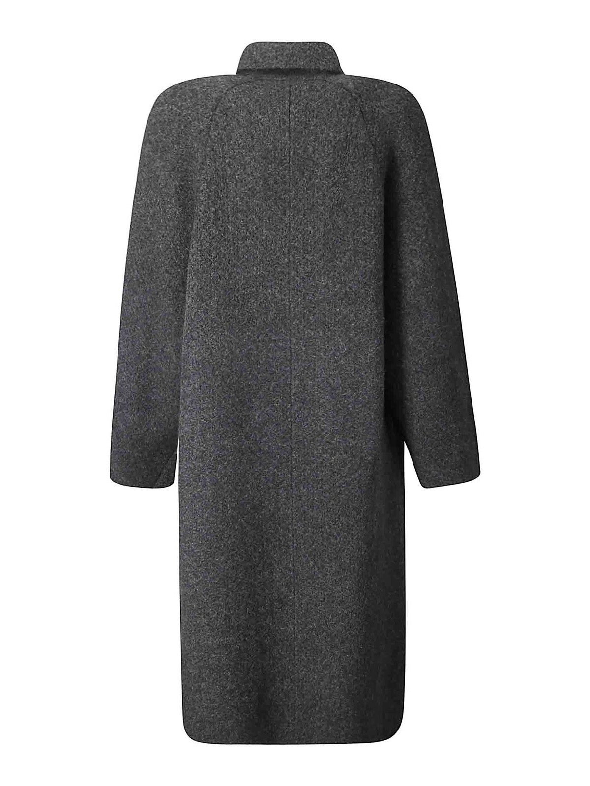 Boboutic Double Breast Coat In Black