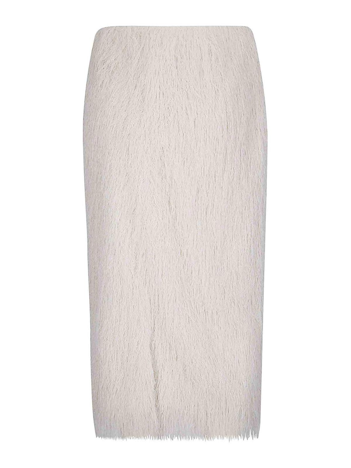 Dries Van Noten Midi Skirt In Neutral