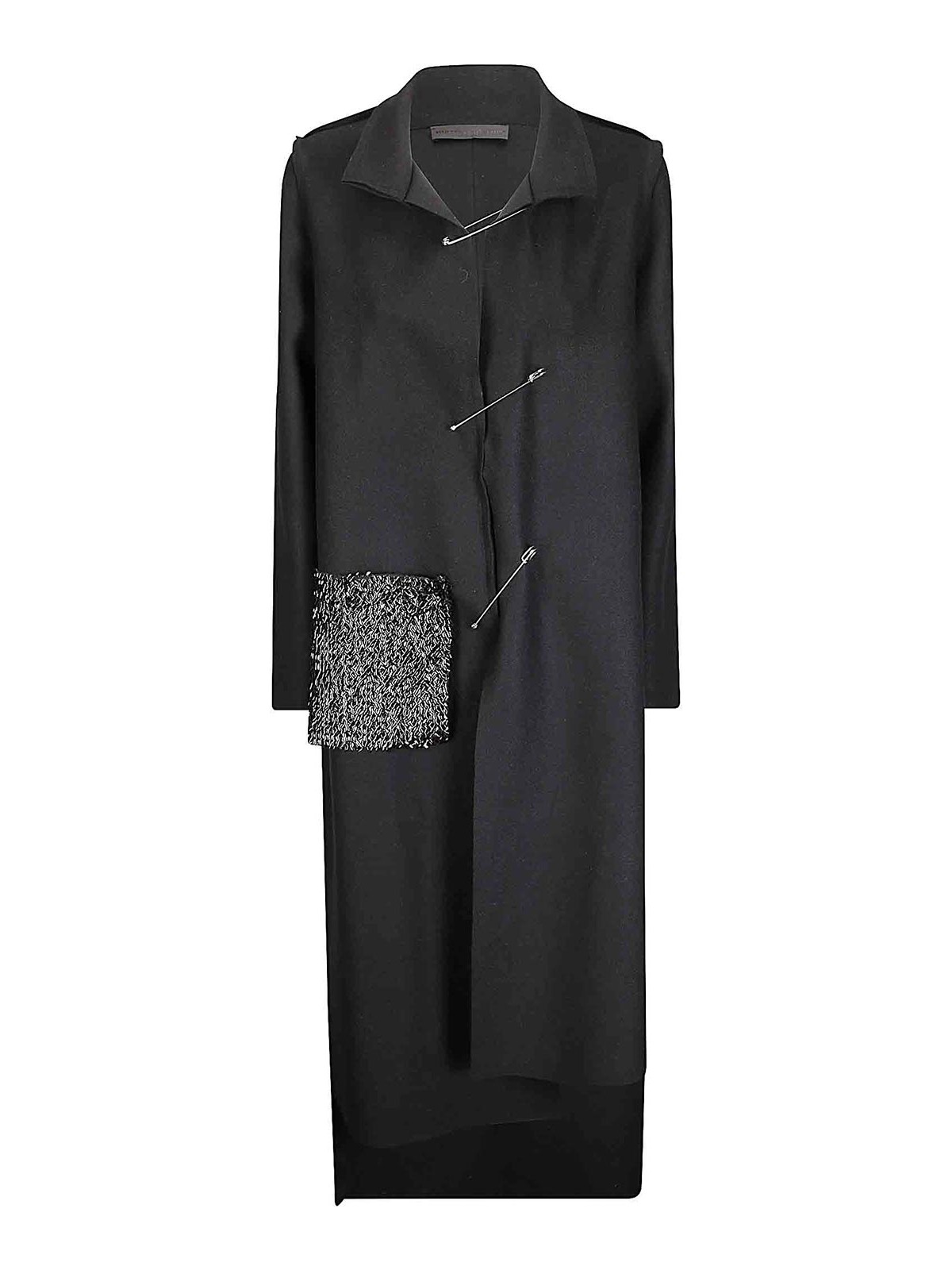 Maria Calderara Coat In Black