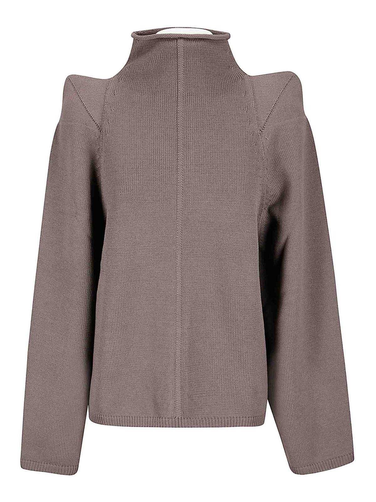 Rick Owens Sweater With Top In Gray