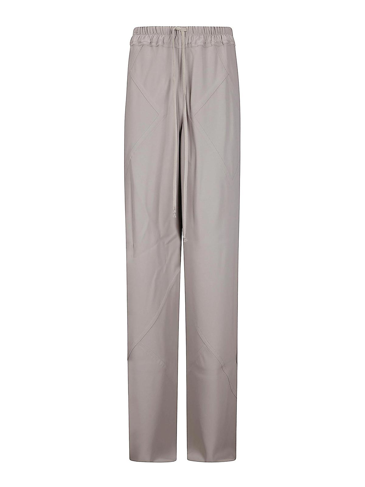 Rick Owens Drawnstring Bias Trousers In Animal Print