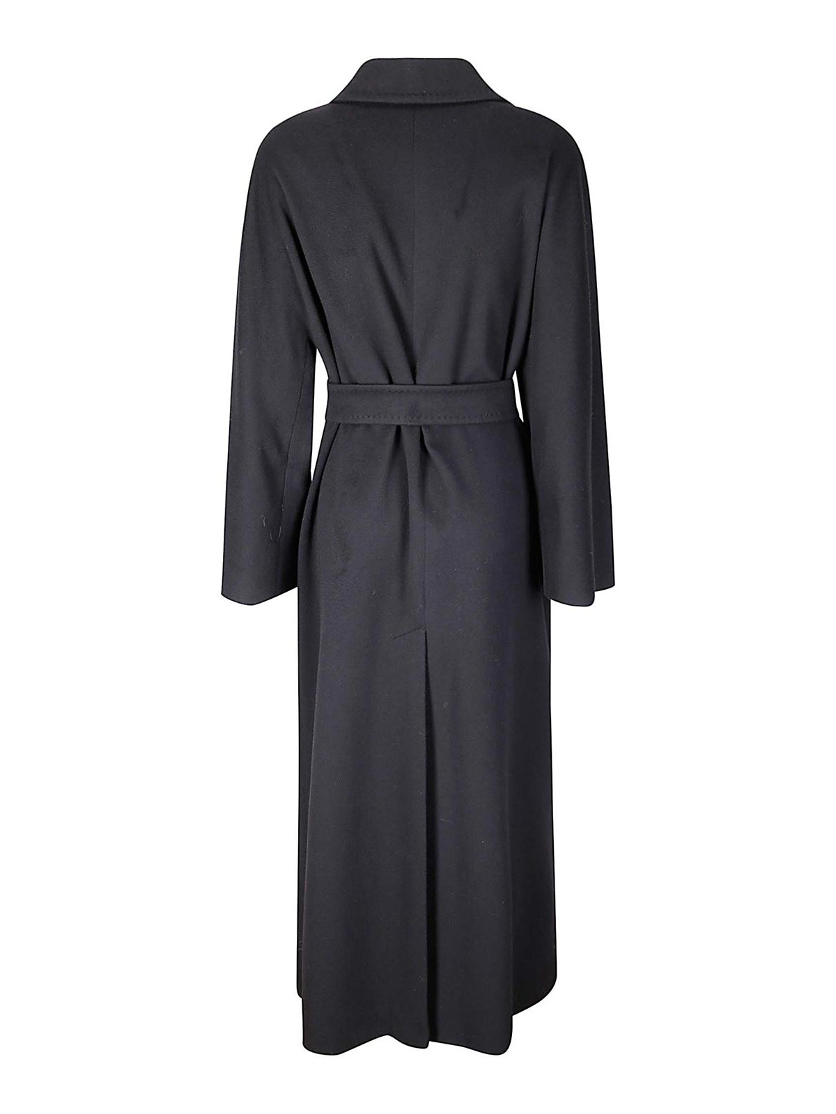 Tagliatore Virgin Wool And Cashmere Coat In Black