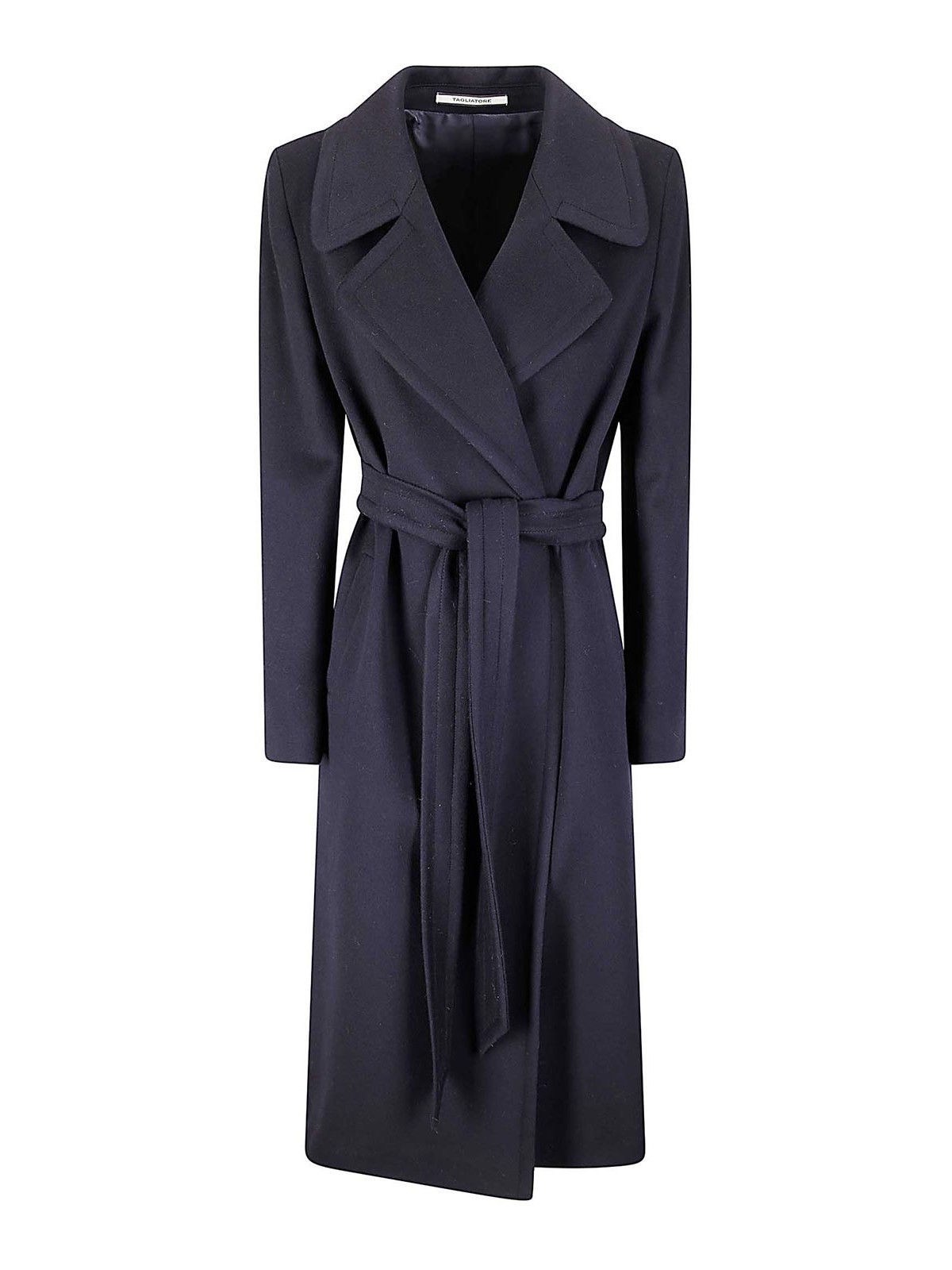 Tagliatore Molly Lined Coat In Blue