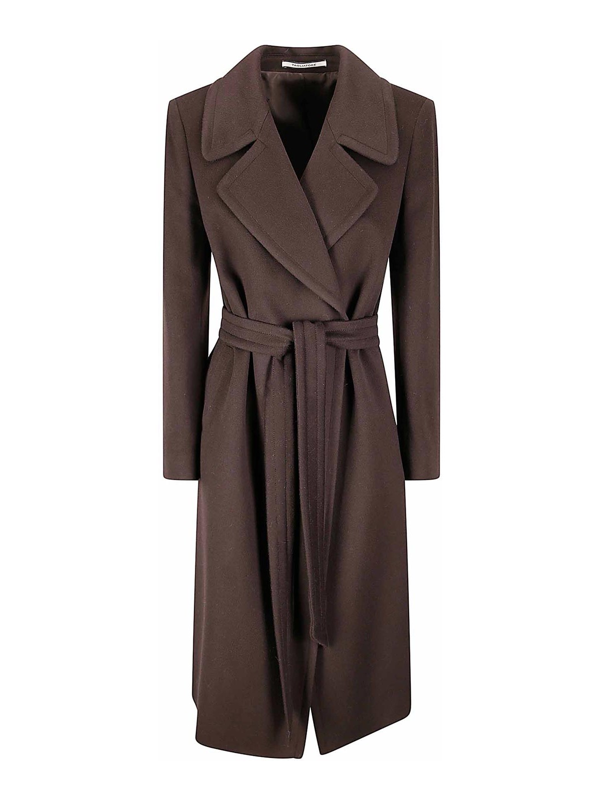 Tagliatore Molly Lined Coat In Brown
