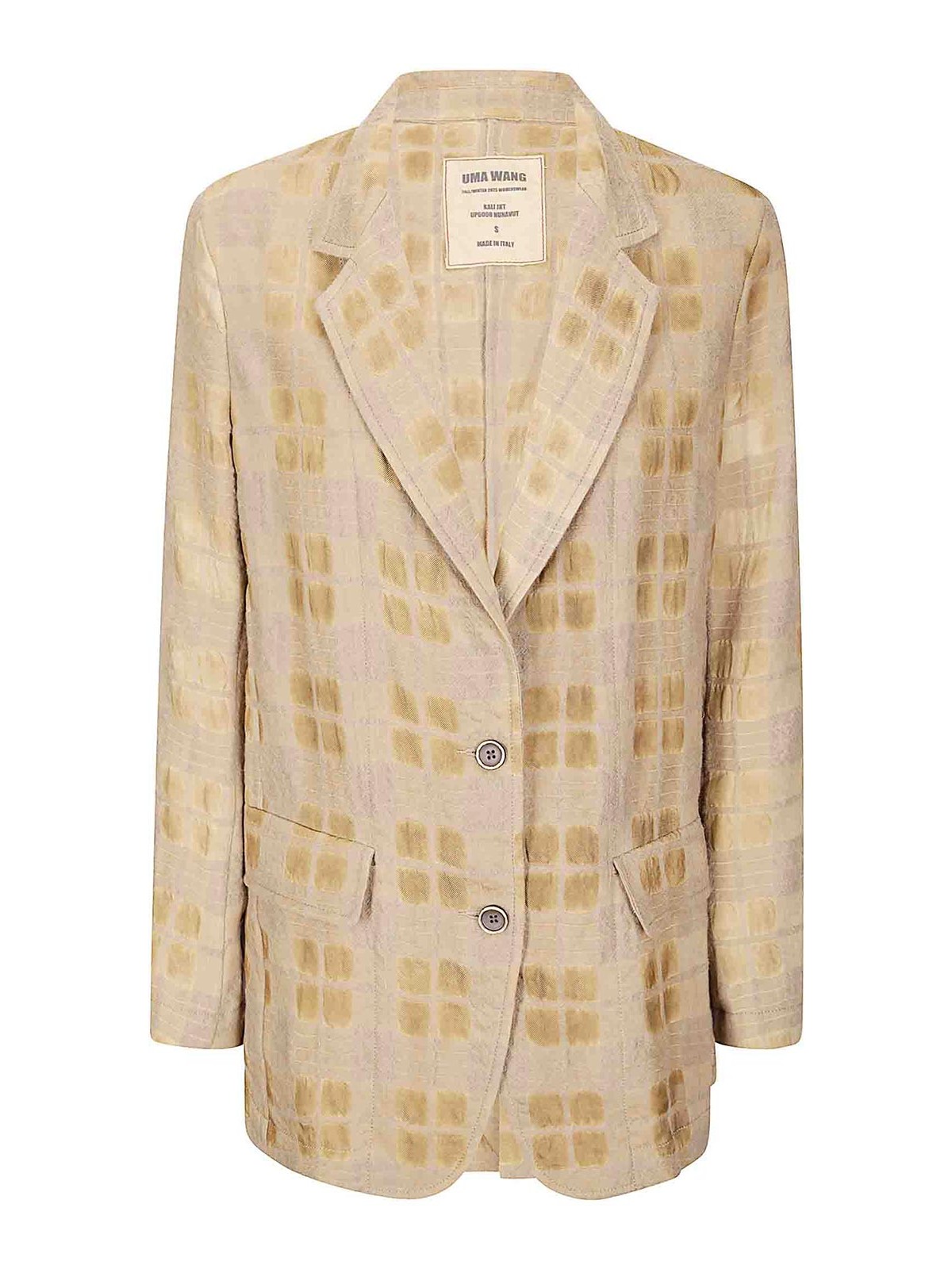 Uma Wang Single-breasted Tailored Blazer In Neutral