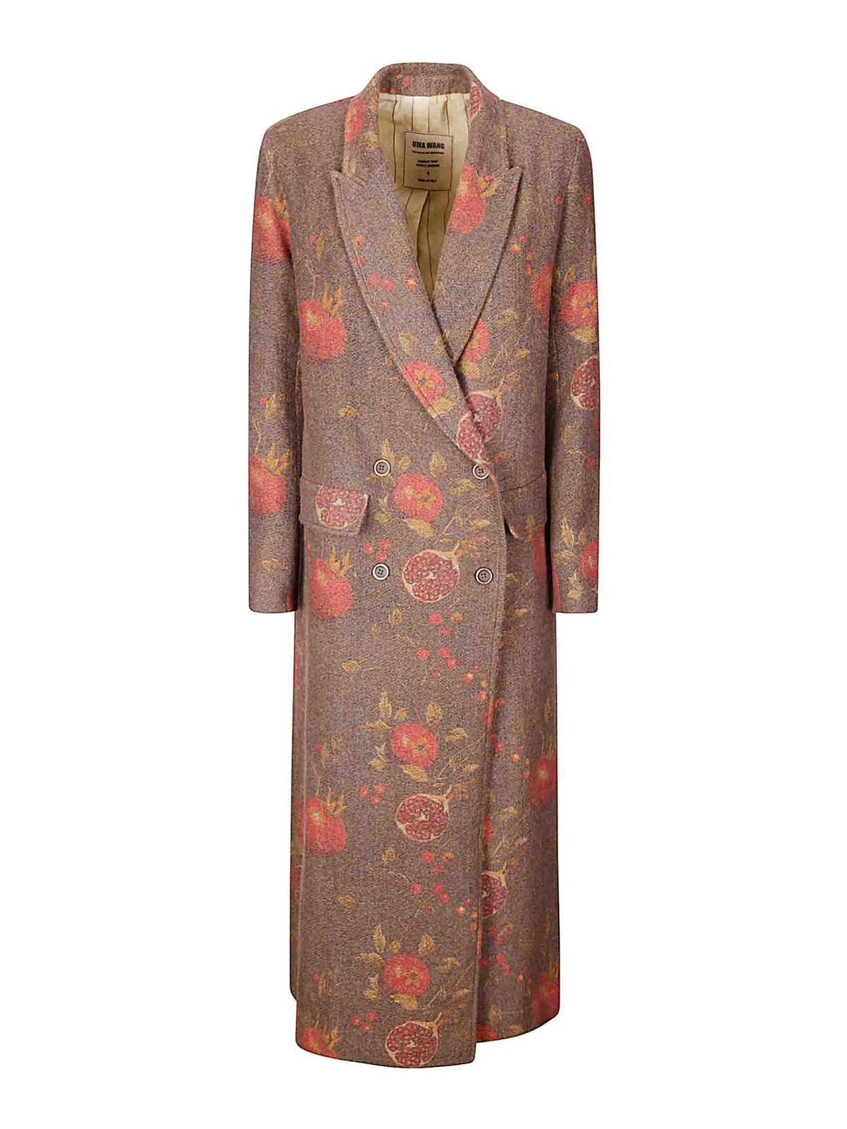 Uma Wang Camelot Coat In Multi