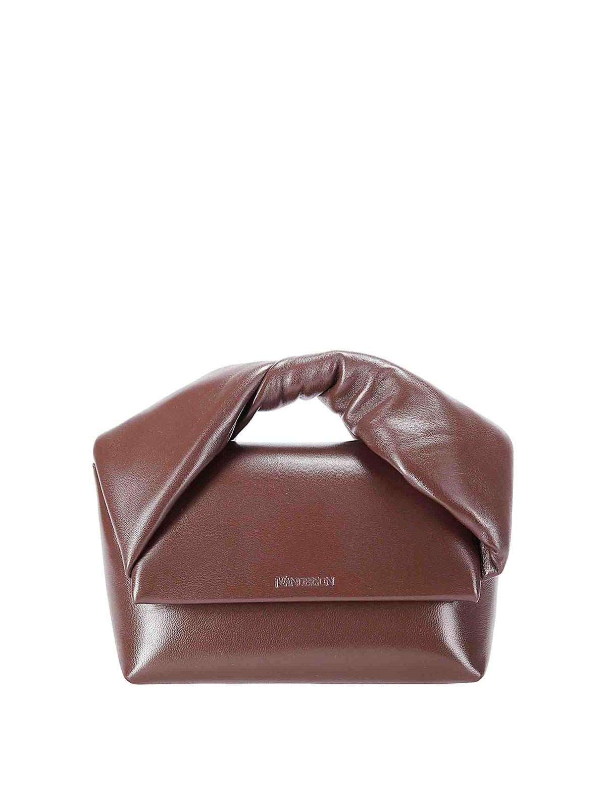 Jw Anderson Midi Twister Bag In Brown