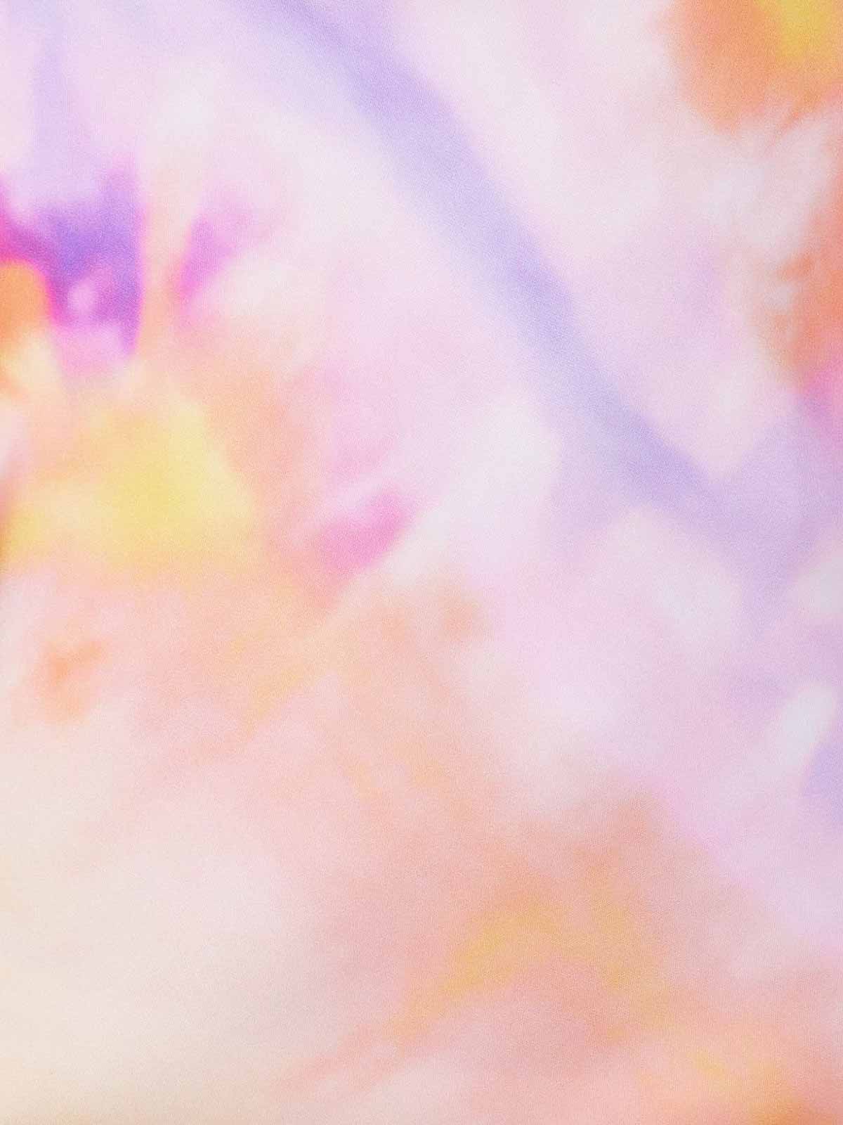 Rabanne Printed Satin Top In Orange