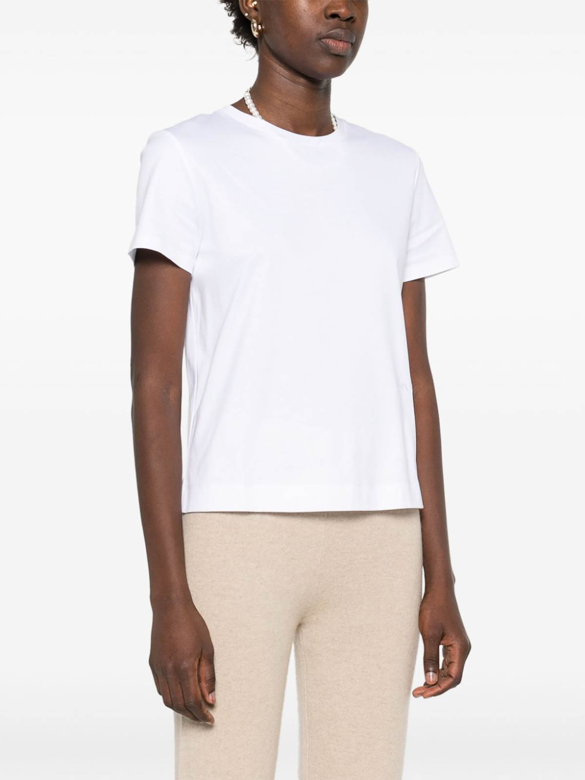 Max Mara Cotton T-shirt In White