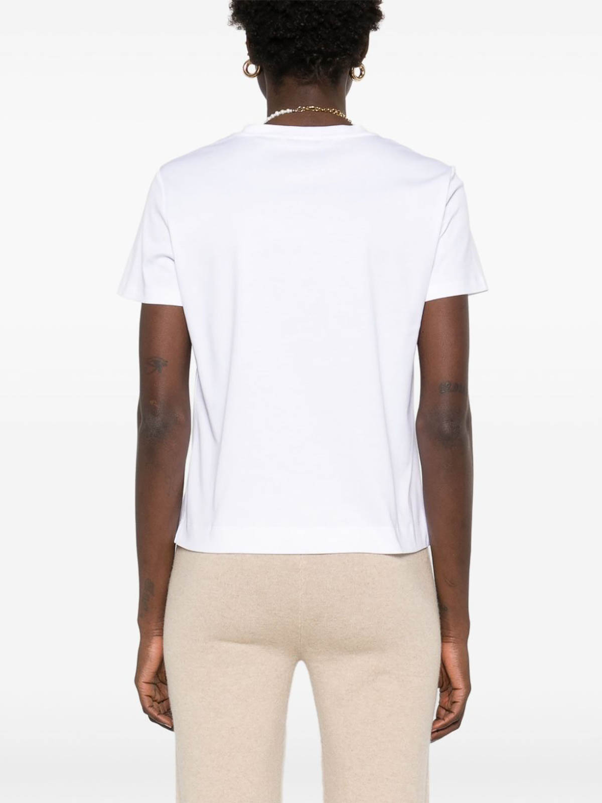 Max Mara Cotton T-shirt In White