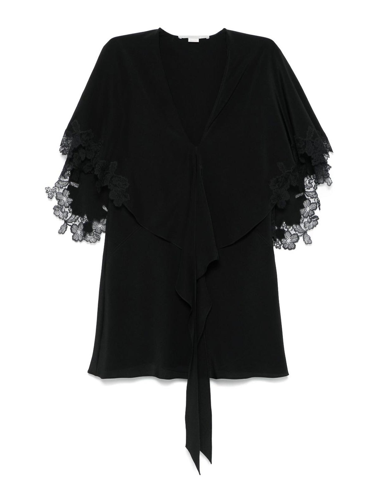 Stella Mccartney Blouse With Lace Details In Black
