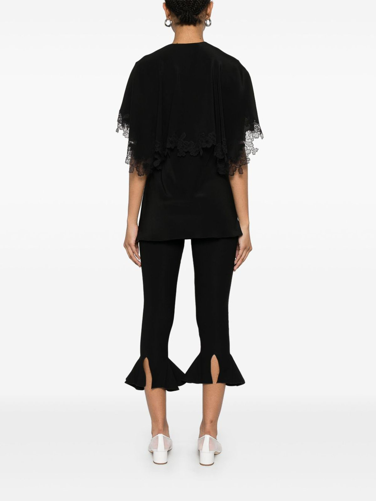 Stella Mccartney Blouse With Lace Details In Black