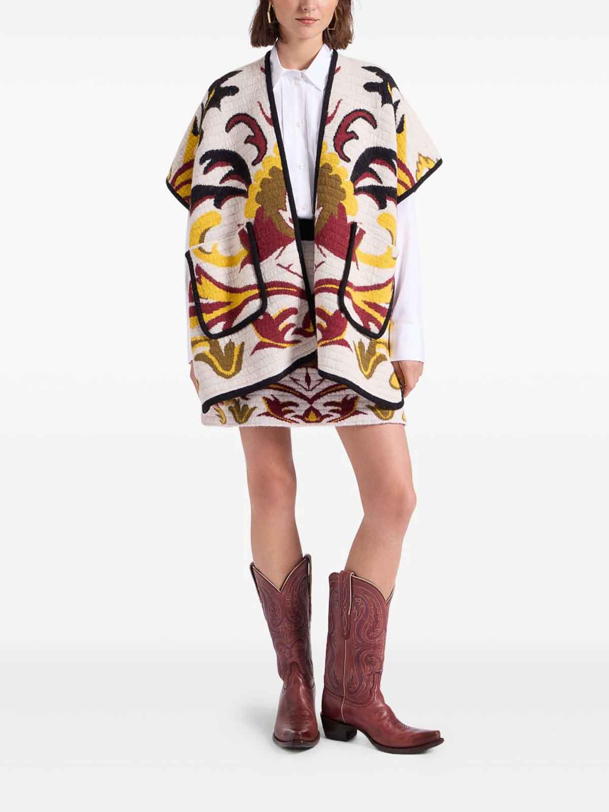 La Doublej Cape Scarf In My Power In Multi