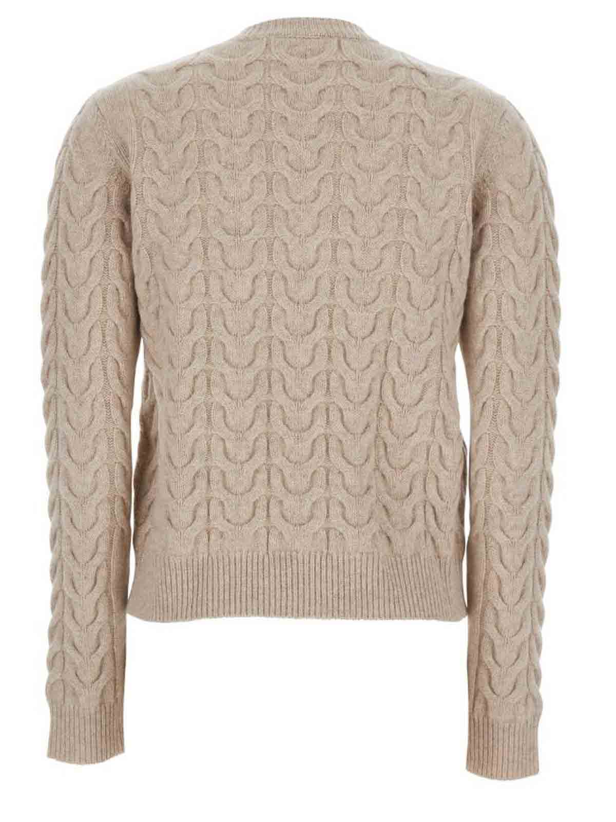 Max Mara Slim  Cashmere Sweater By In White