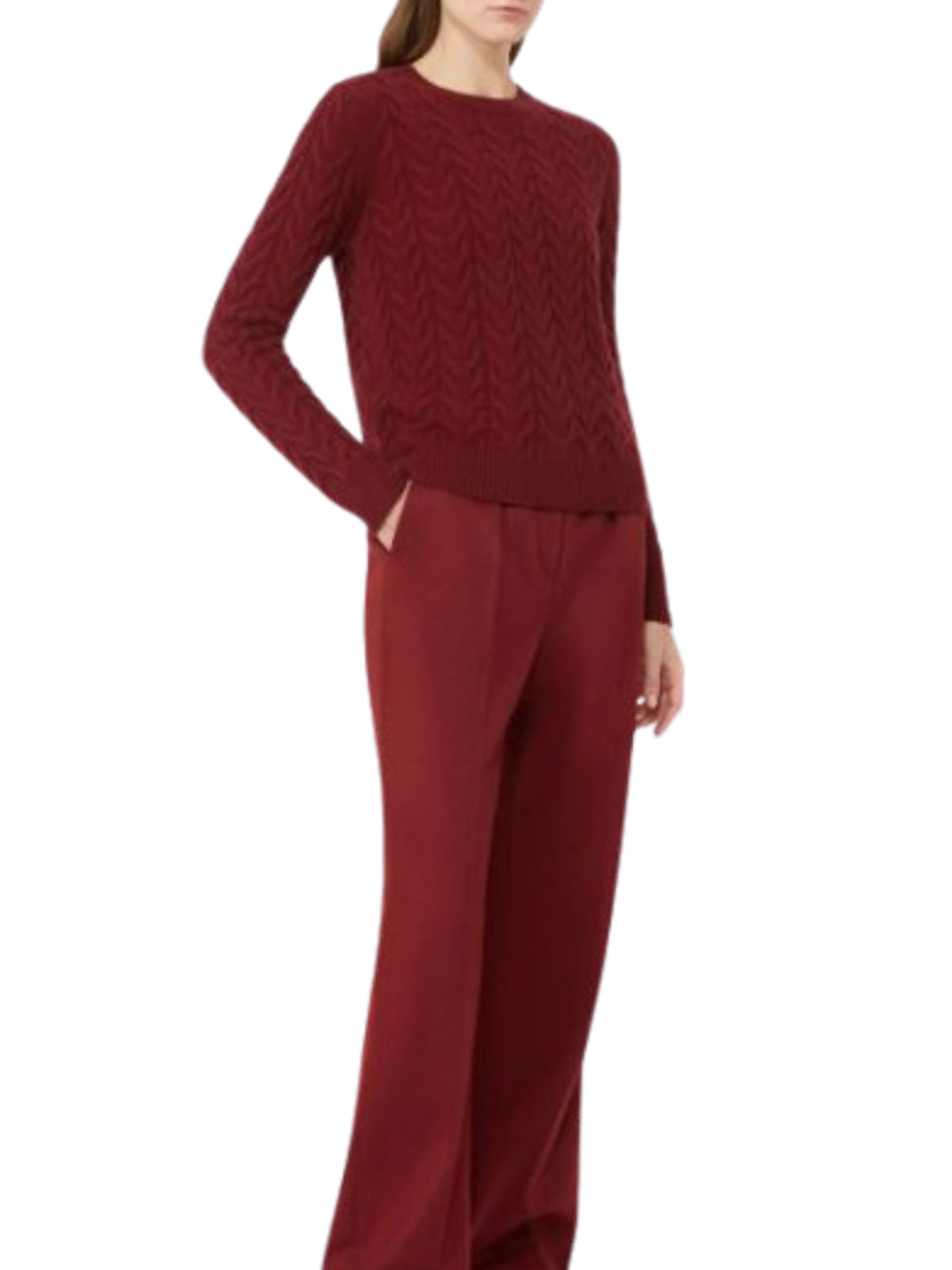 Max Mara Slim Cashmere Sweater By In Red