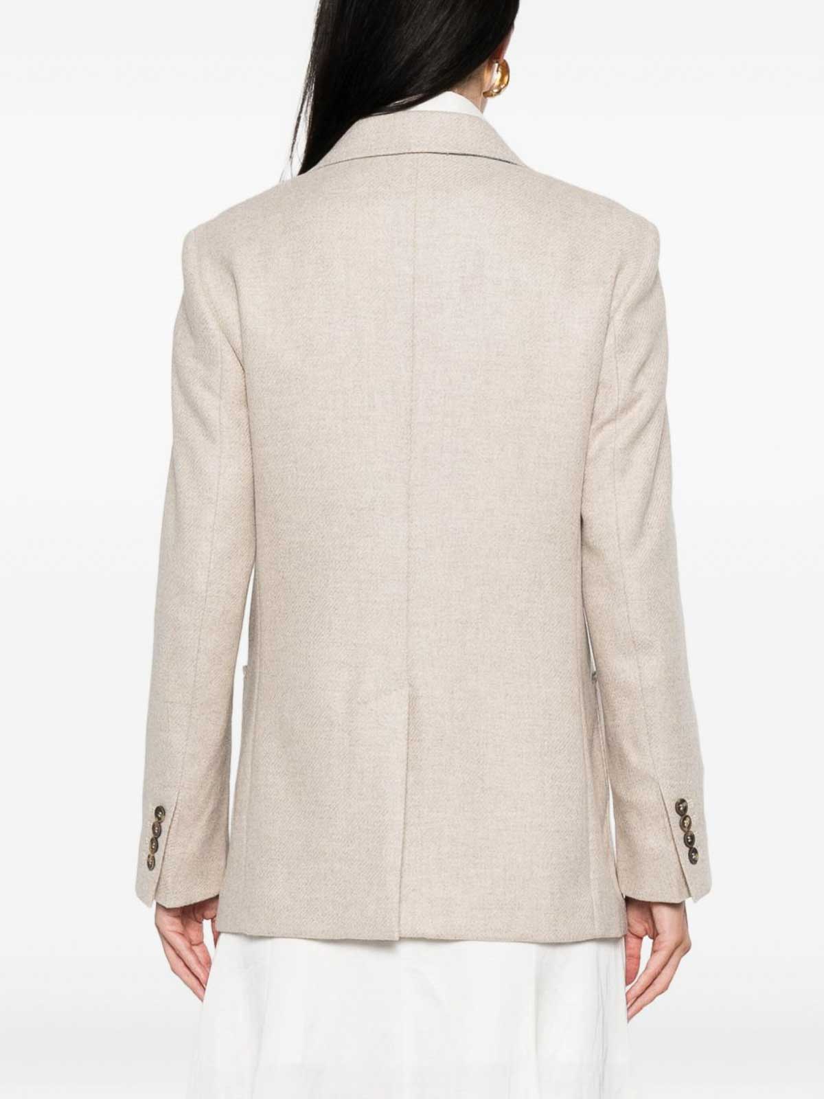 Max Mara Single-breasted Blazer In Neutral