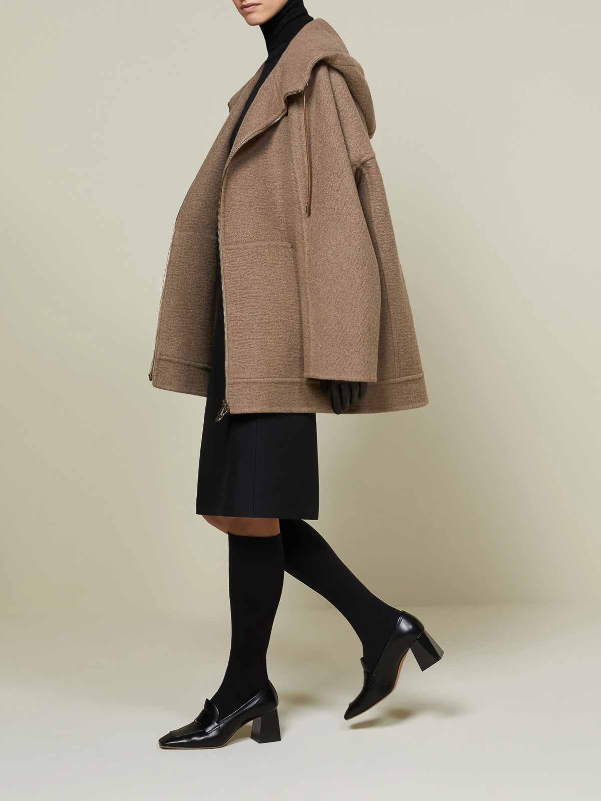 Max Mara Gradi Cashmere Sweatshirt Coat By  Atelier In Brown