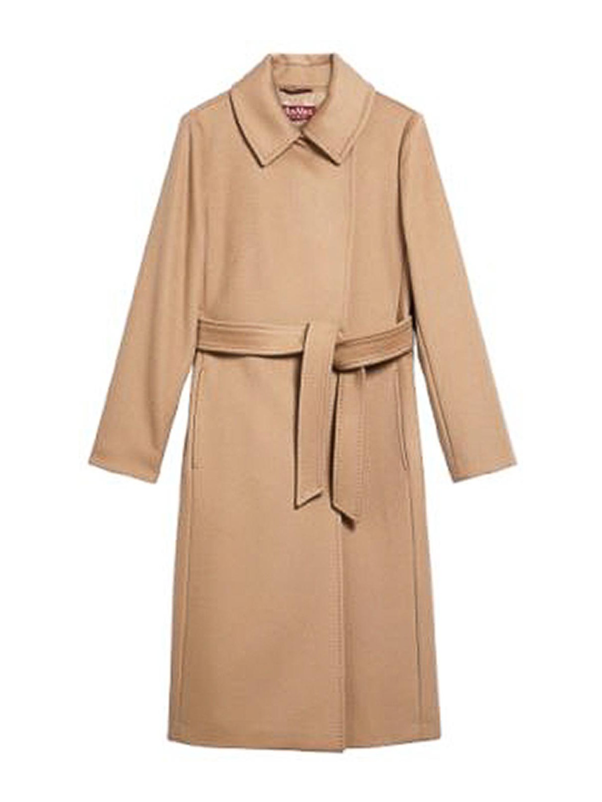 Max Mara S Bcollag Wool Dressing Gown Coat In Brown