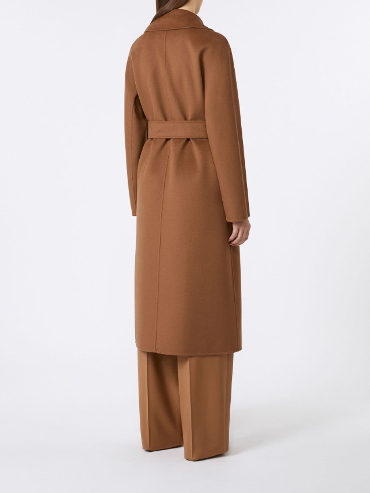 Max Mara Cles Wool Cashmere And Silk Coat By In Brown