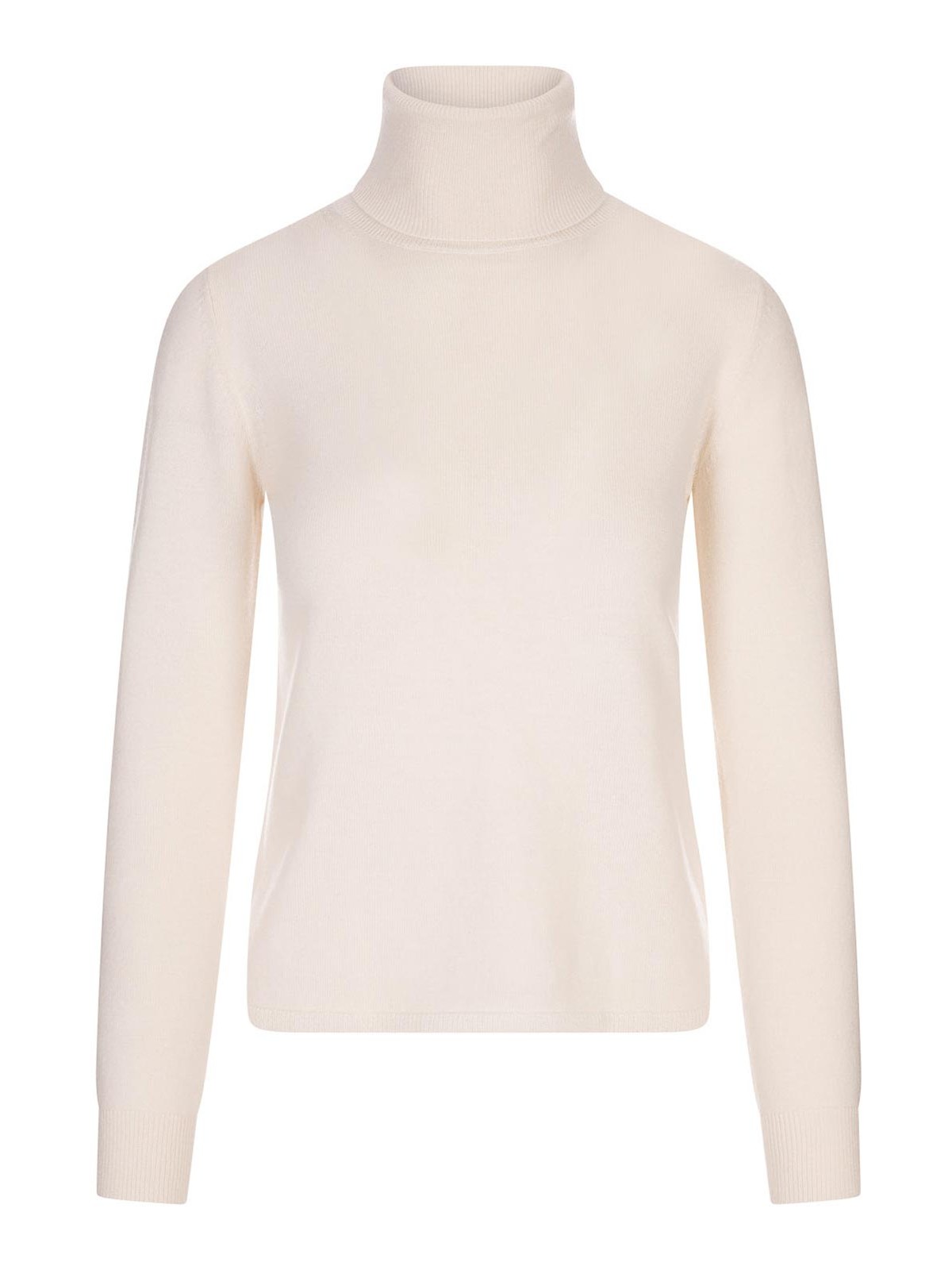 Max Mara Educata Turtleneck Sweater In White