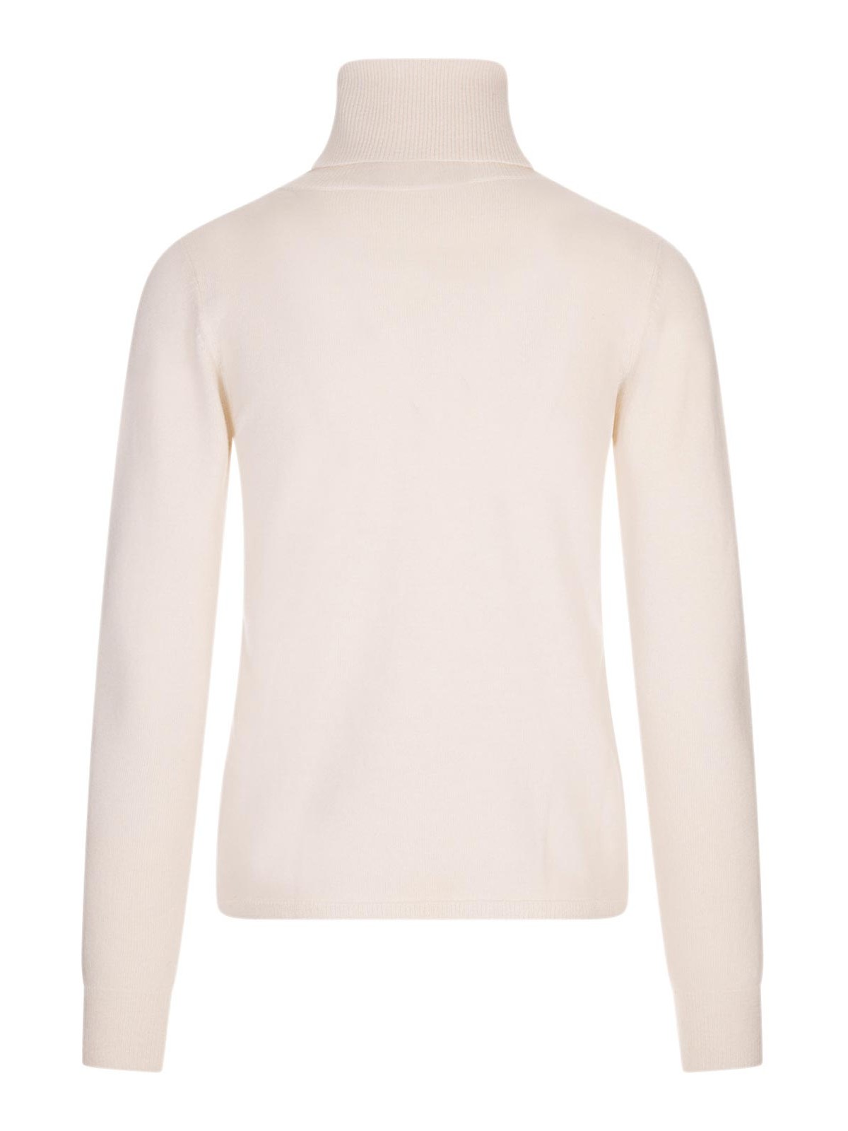 Max Mara Educata Turtleneck Sweater In White