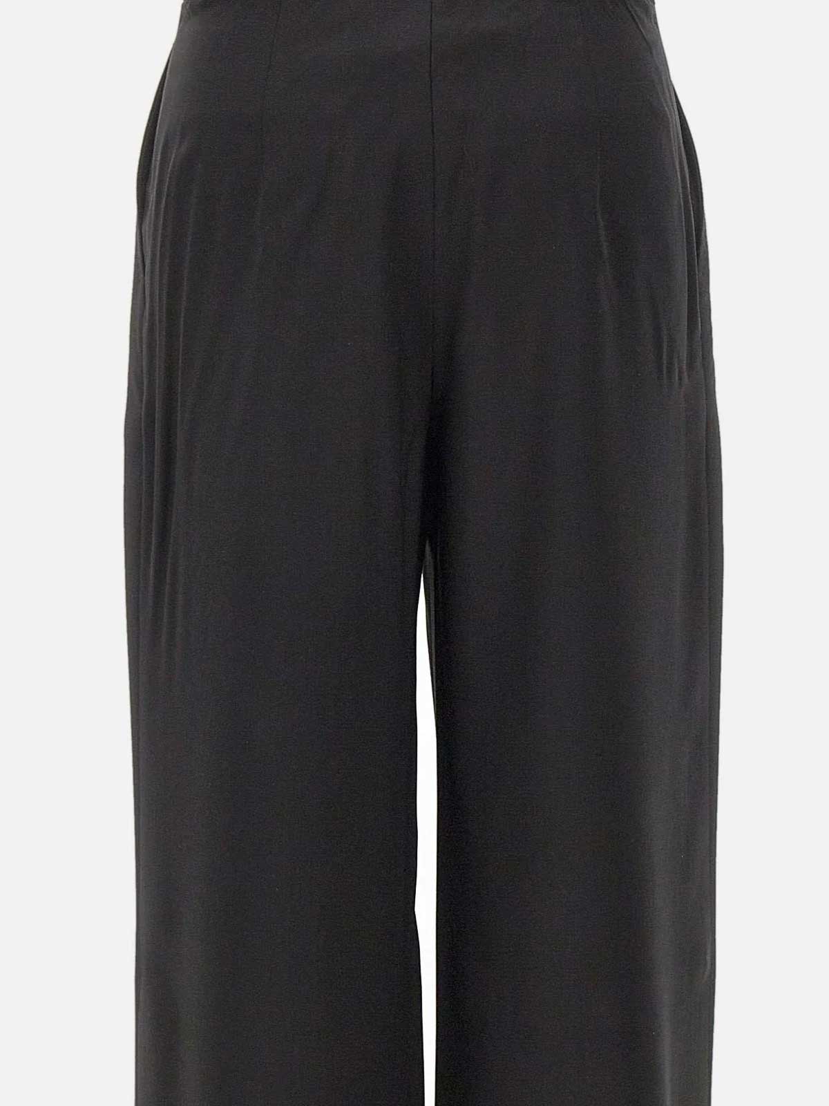 Max Mara Berard Wool Drawstring Trousers By In Black
