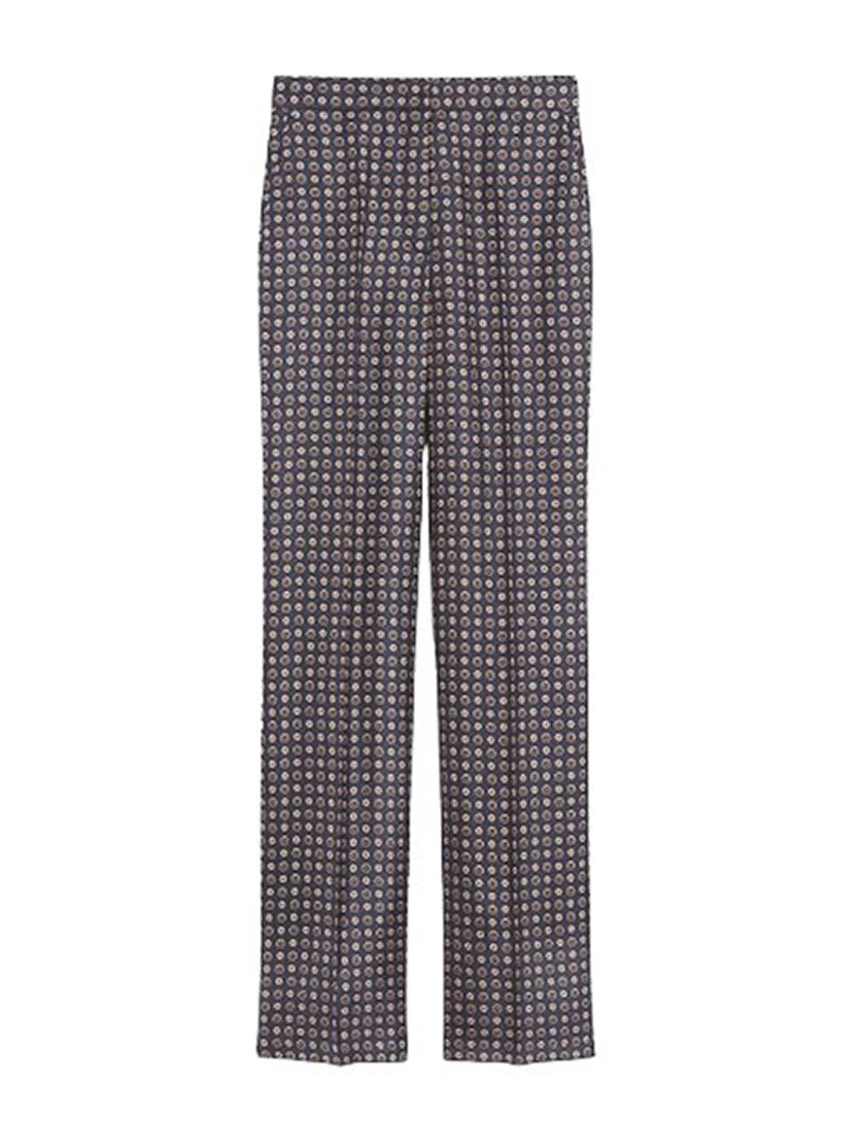 Max Mara Fauna Straight-leg Trousers In Blue