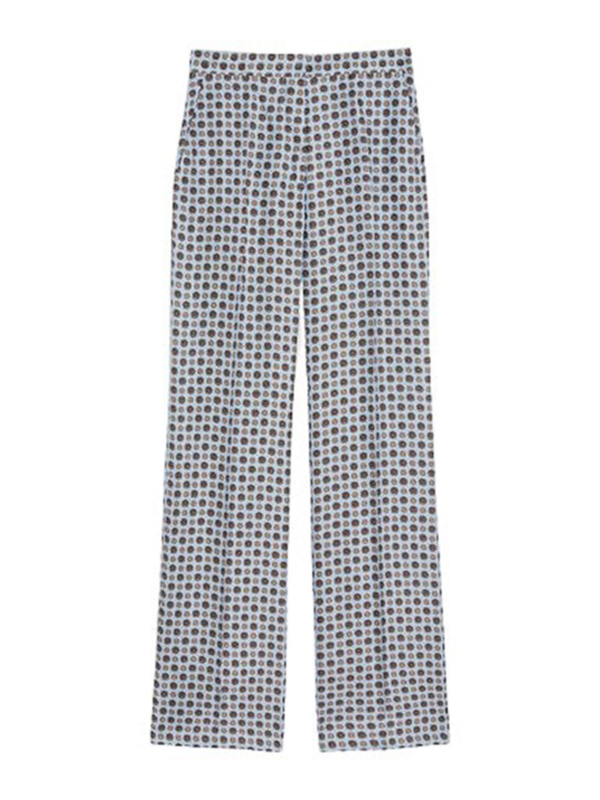 Max Mara Fauna Straight-leg Trousers In Blue
