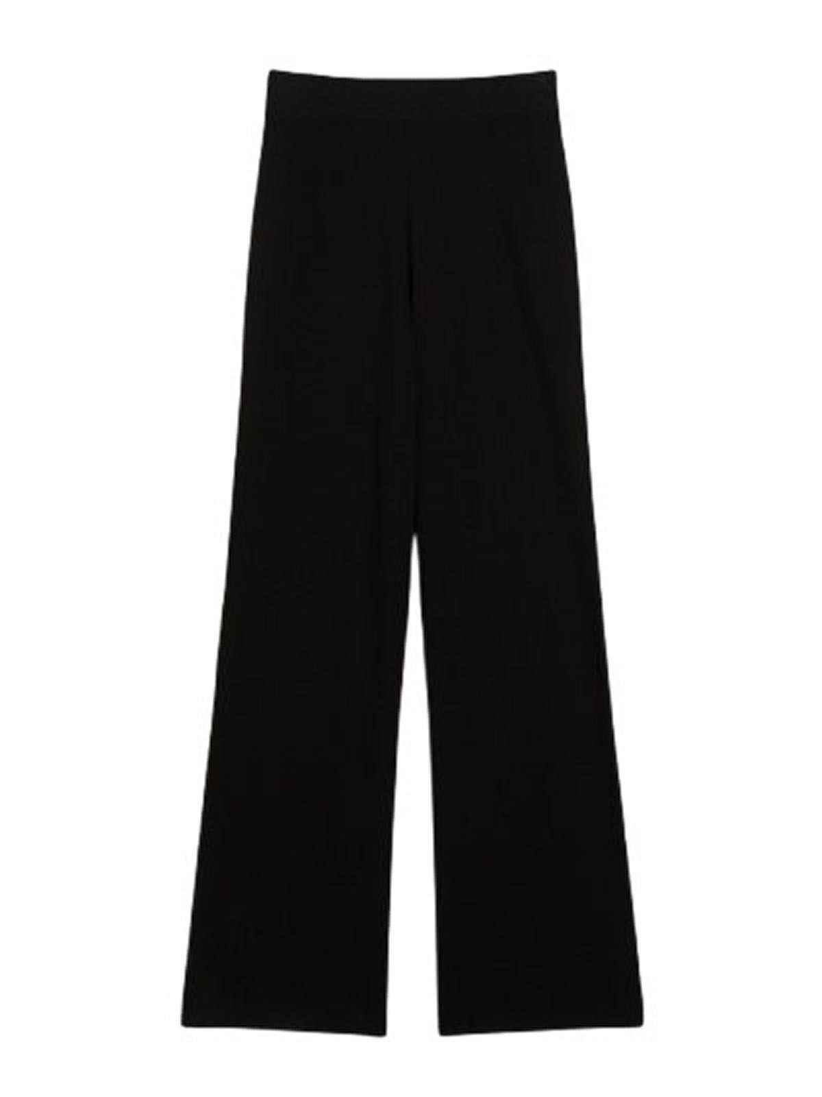 Max Mara Marzia Trousers In Viscose Yarn By In Black