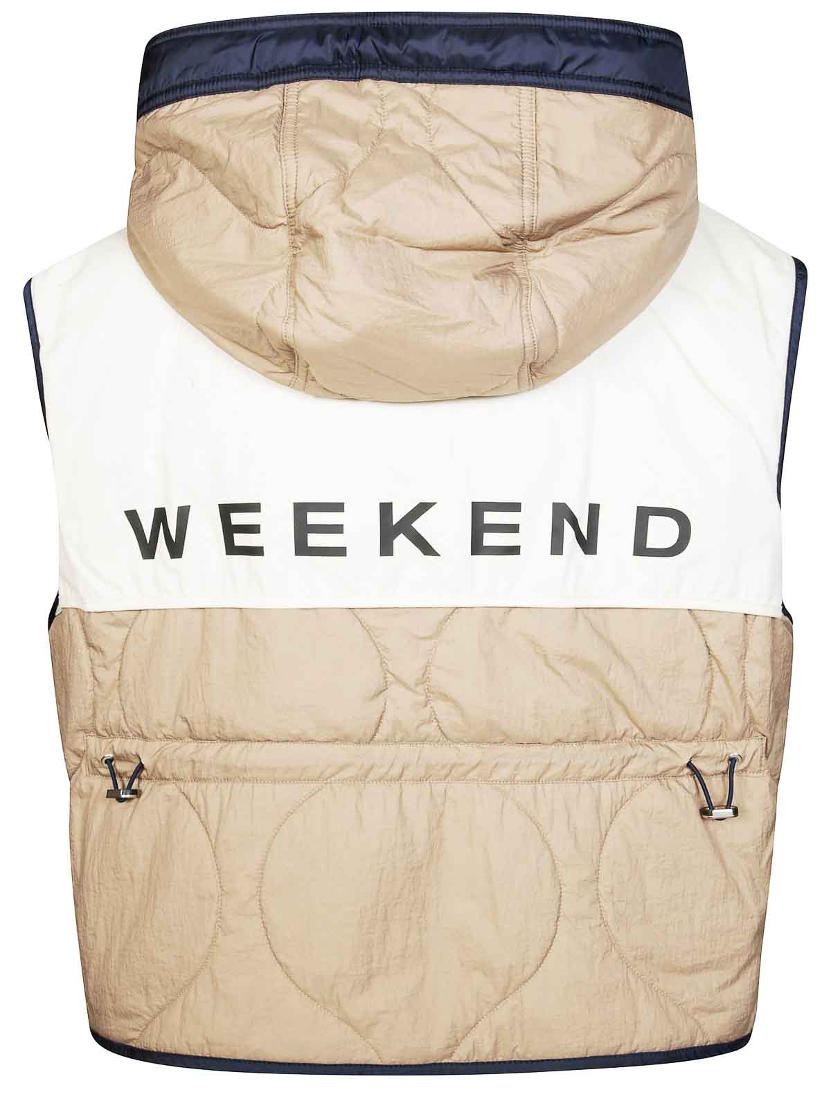 Weekend Max Mara Reversible Water-repellent Canvas Vest In Blue
