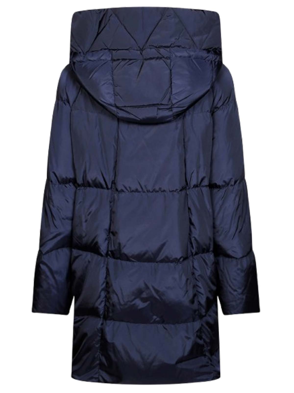 Weekend Max Mara Midi Parka In Blue