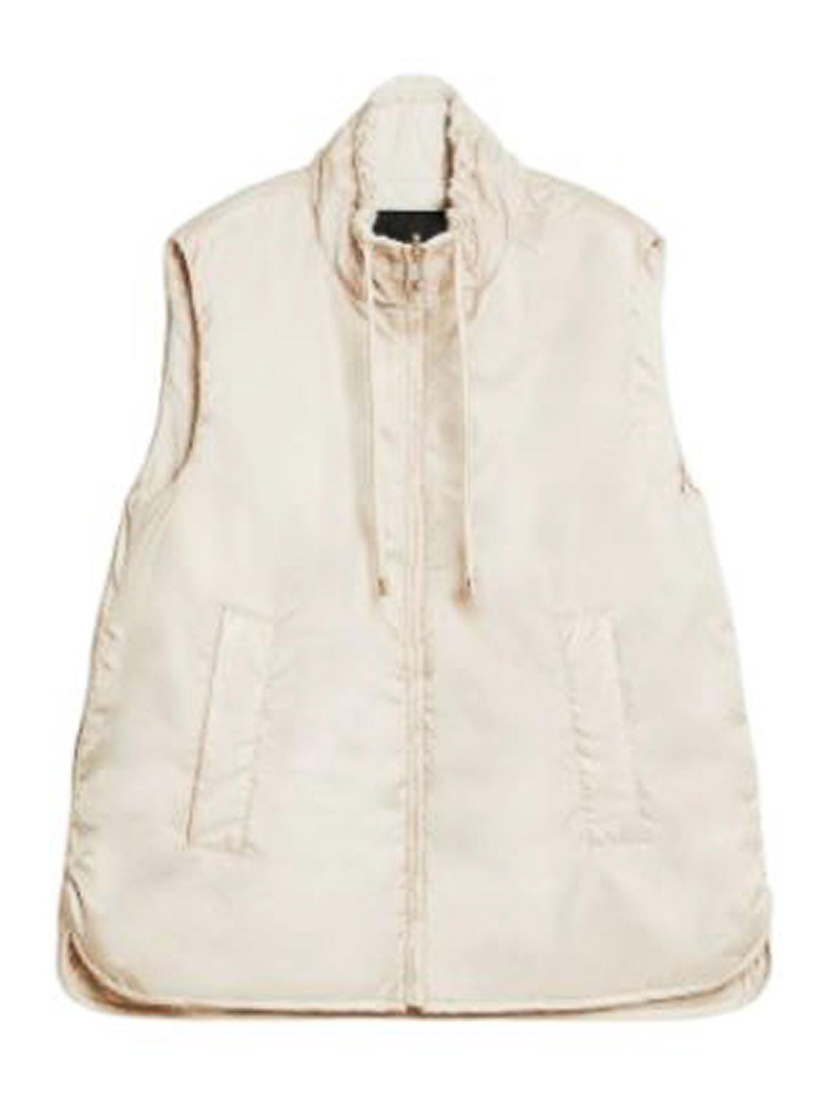 Weekend Max Mara Waterproof Canvas Double-sided Vest In Neutral