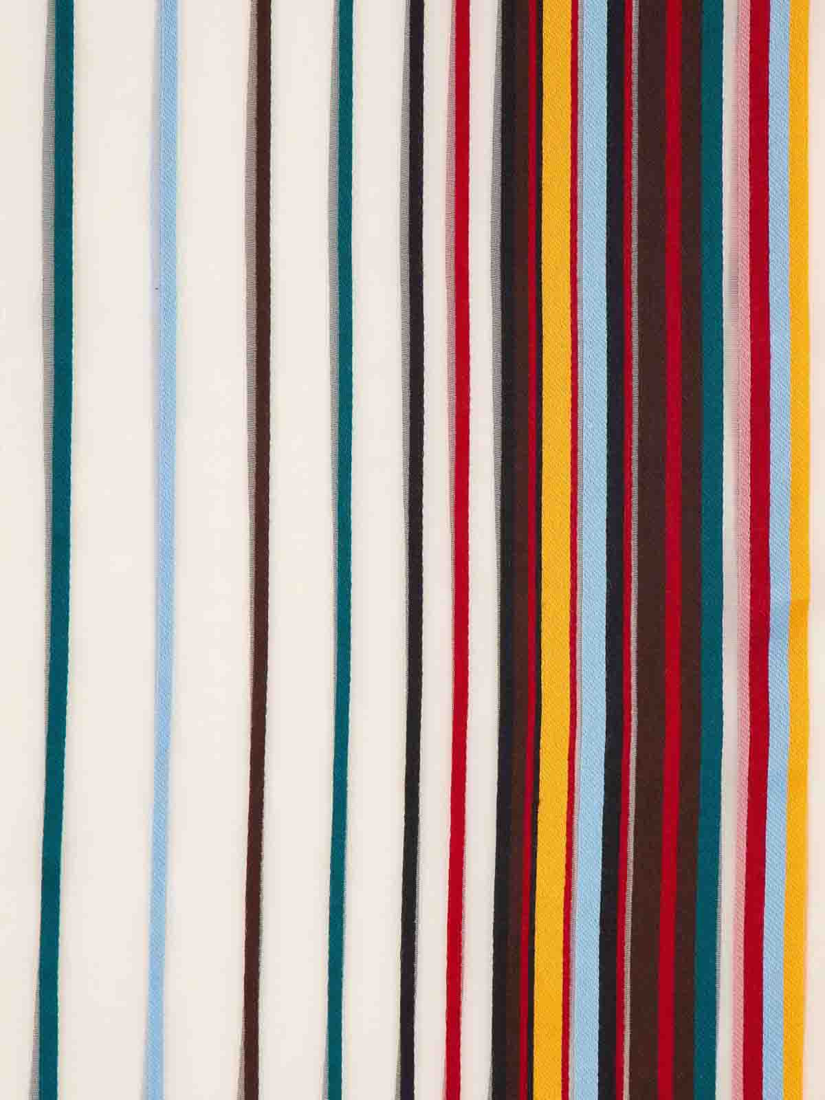 Paul Smith Viscose And Silk Scarf In Multi