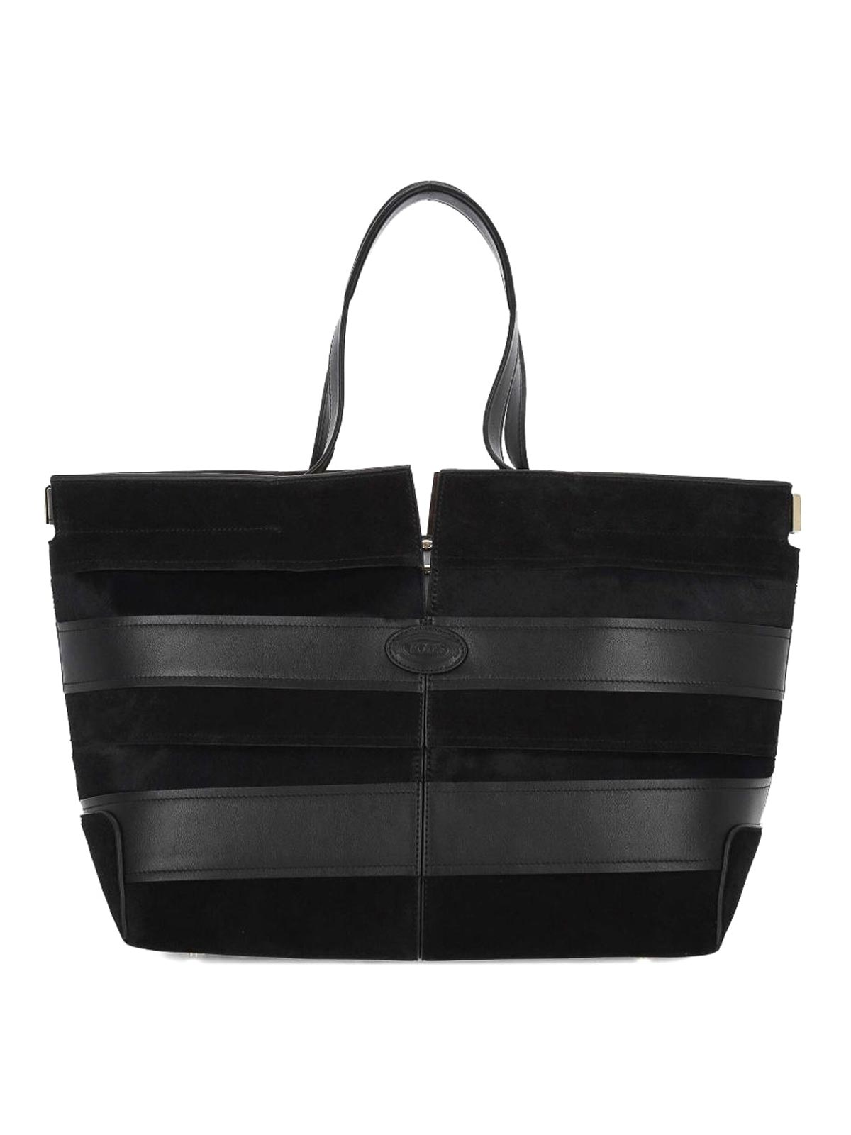 Tod's Tods Bag Folio Tote Bag In Black