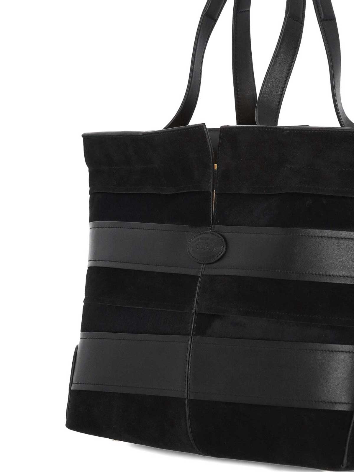 Tod's Tods Bag Folio Tote Bag In Black