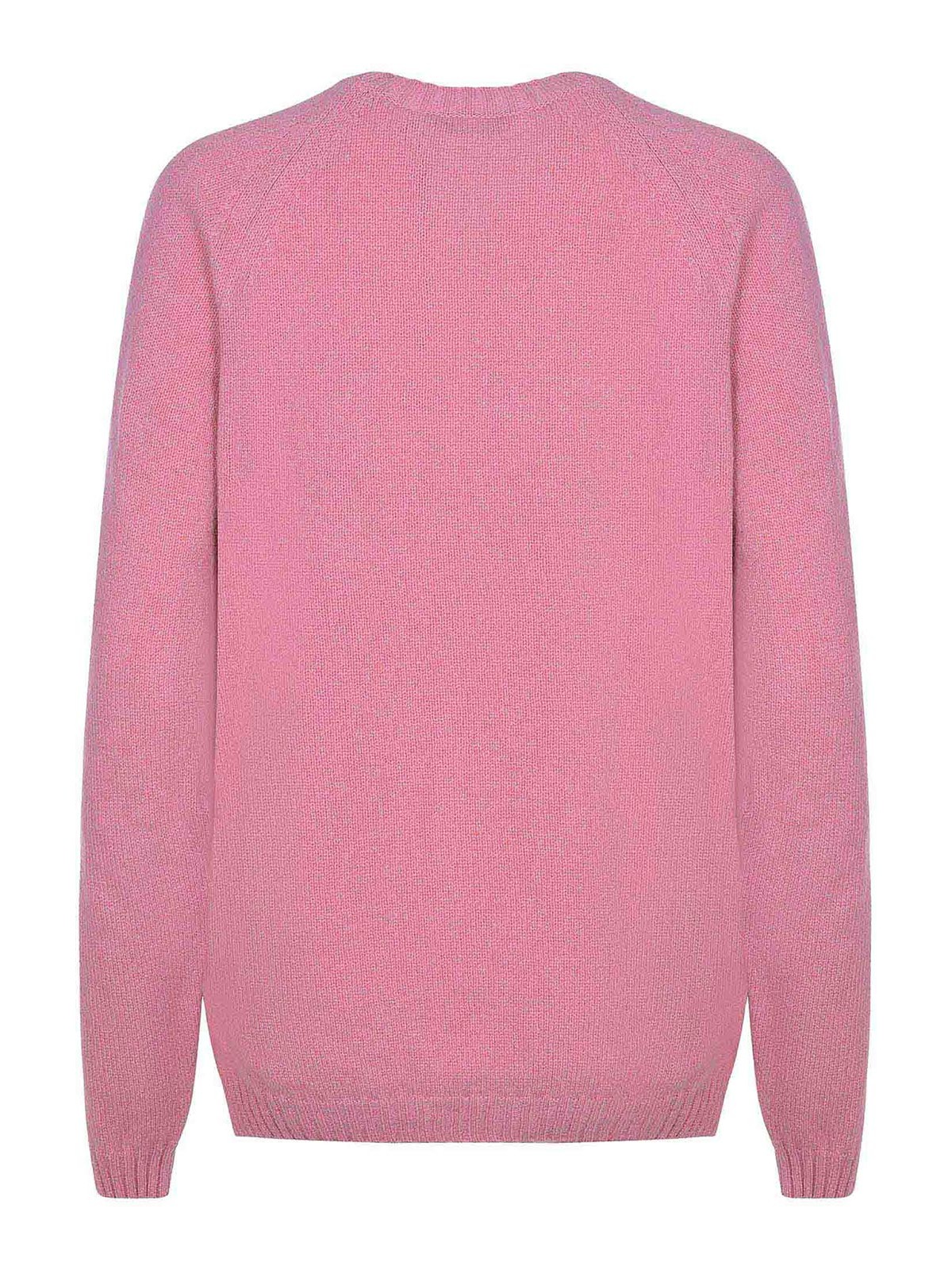 Alberta Ferretti Sweater Made Of Wool And Cashmere In Nude