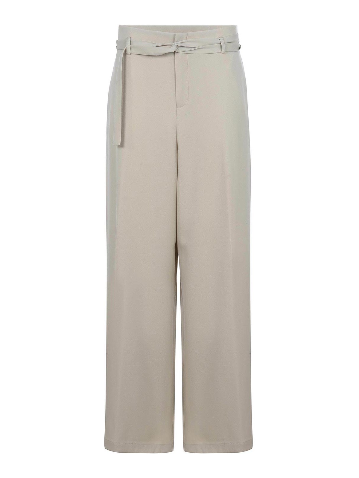 Alysi Trousers Made Of Wool In Sand