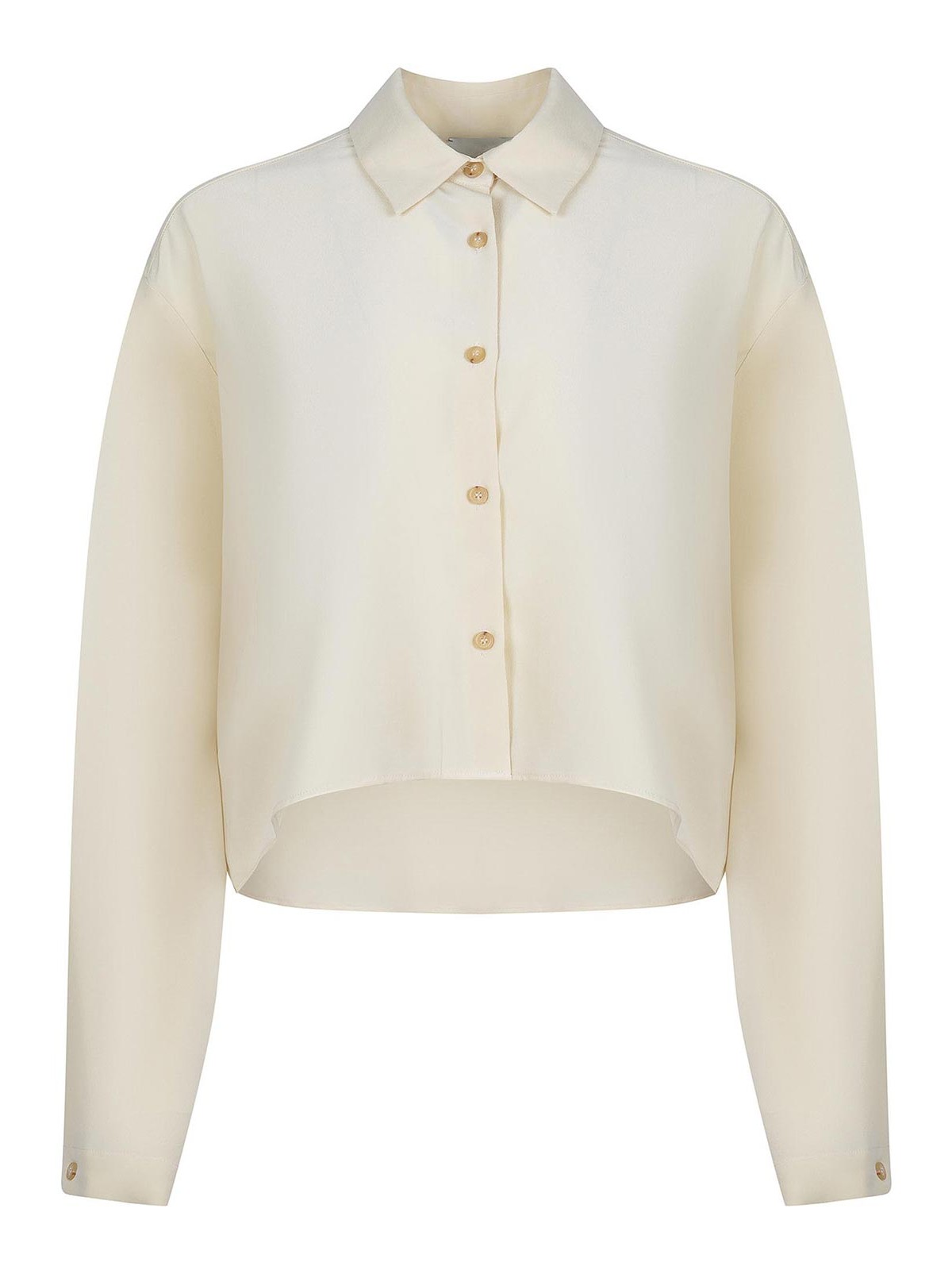 Alysi Shirt Made Of Silk In White