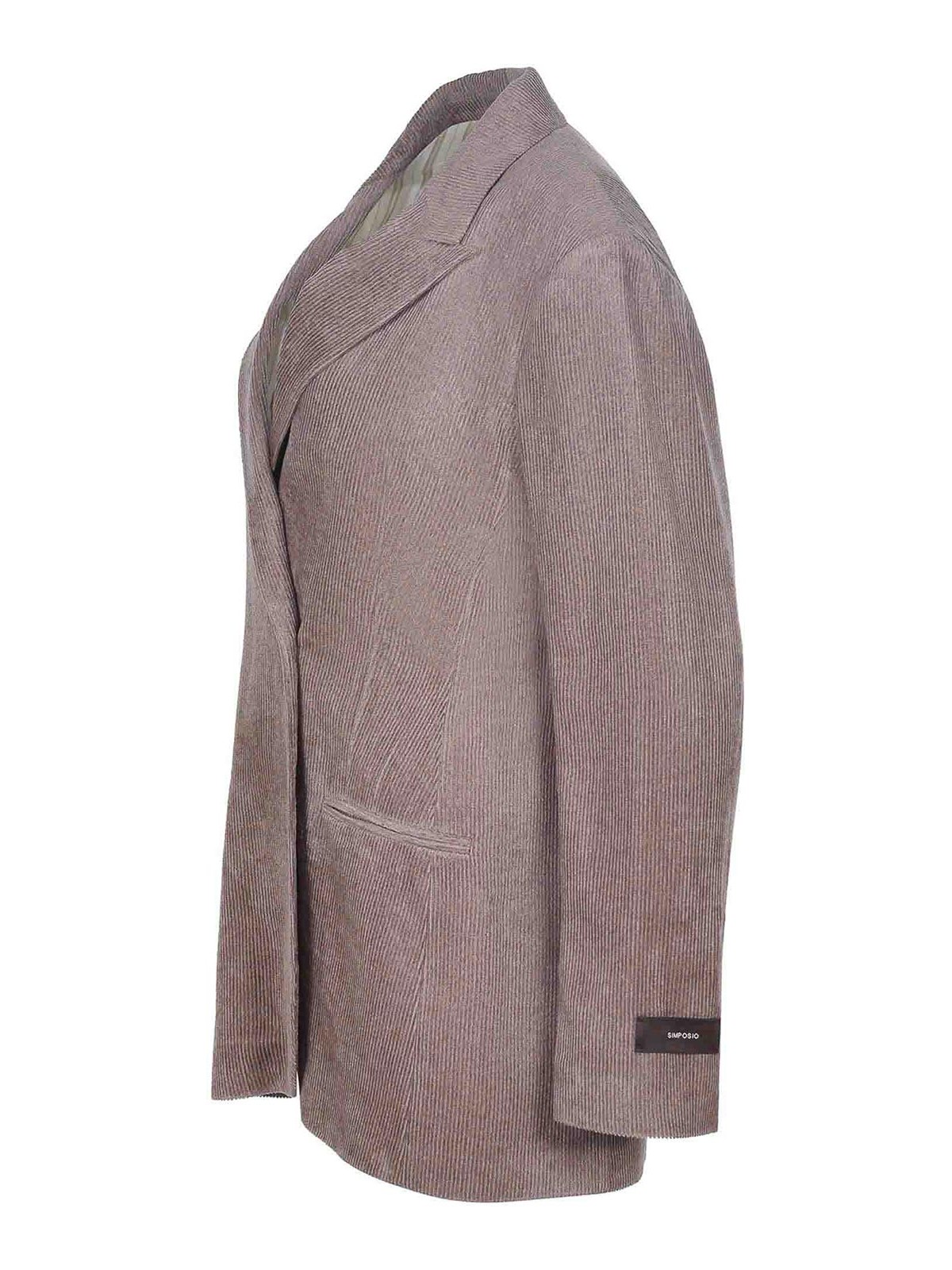 Alysi Jacket Made Of Viscose In Gray