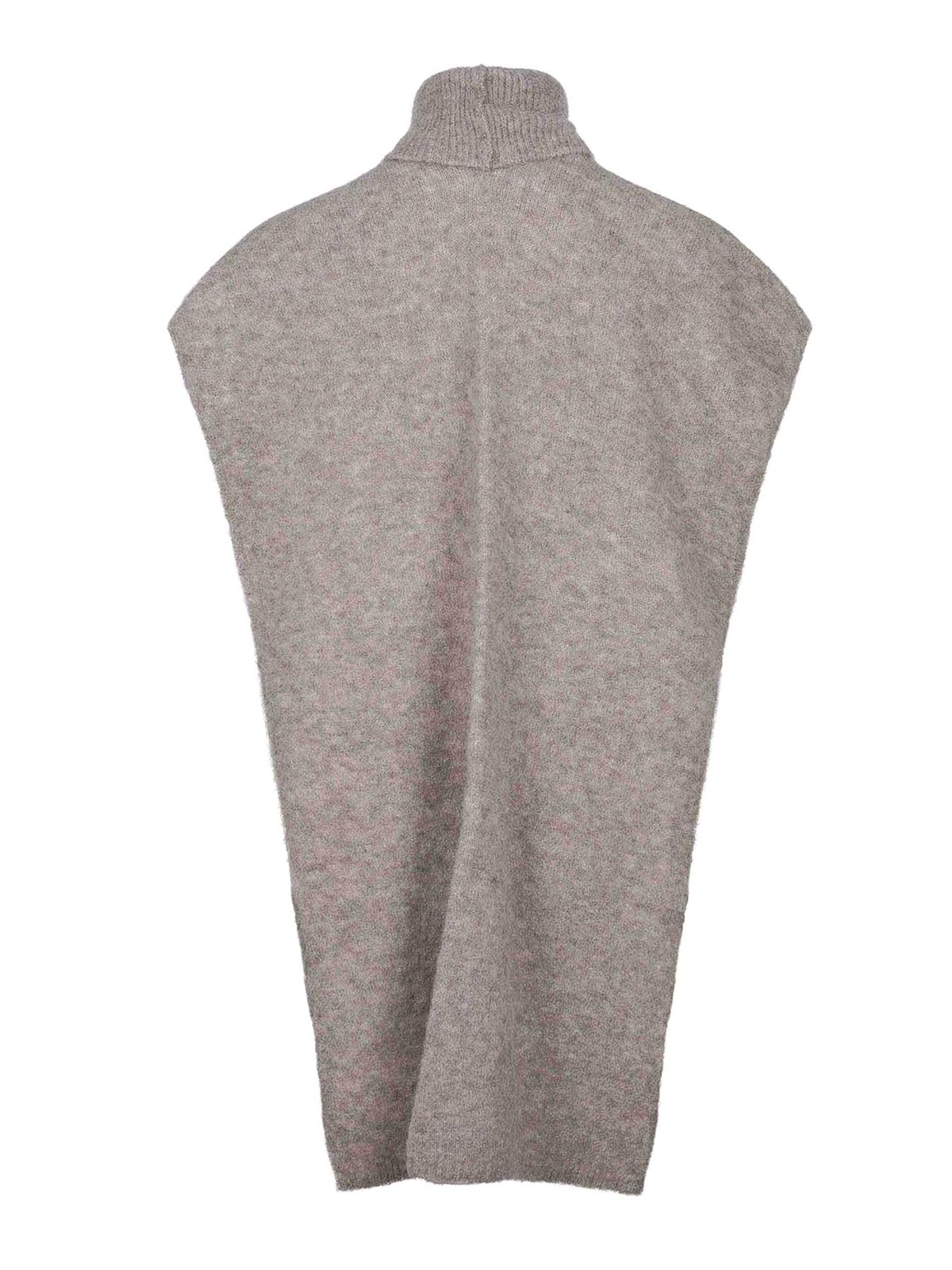 Alysi Cape Made Of A Blended Alpaca In Gray