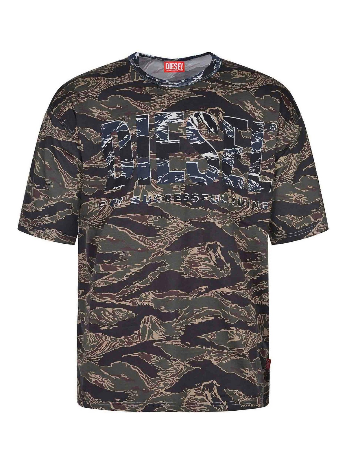 Diesel Tシャツ - 緑 - グリーン|A193430AJFJ51FA | THEBS