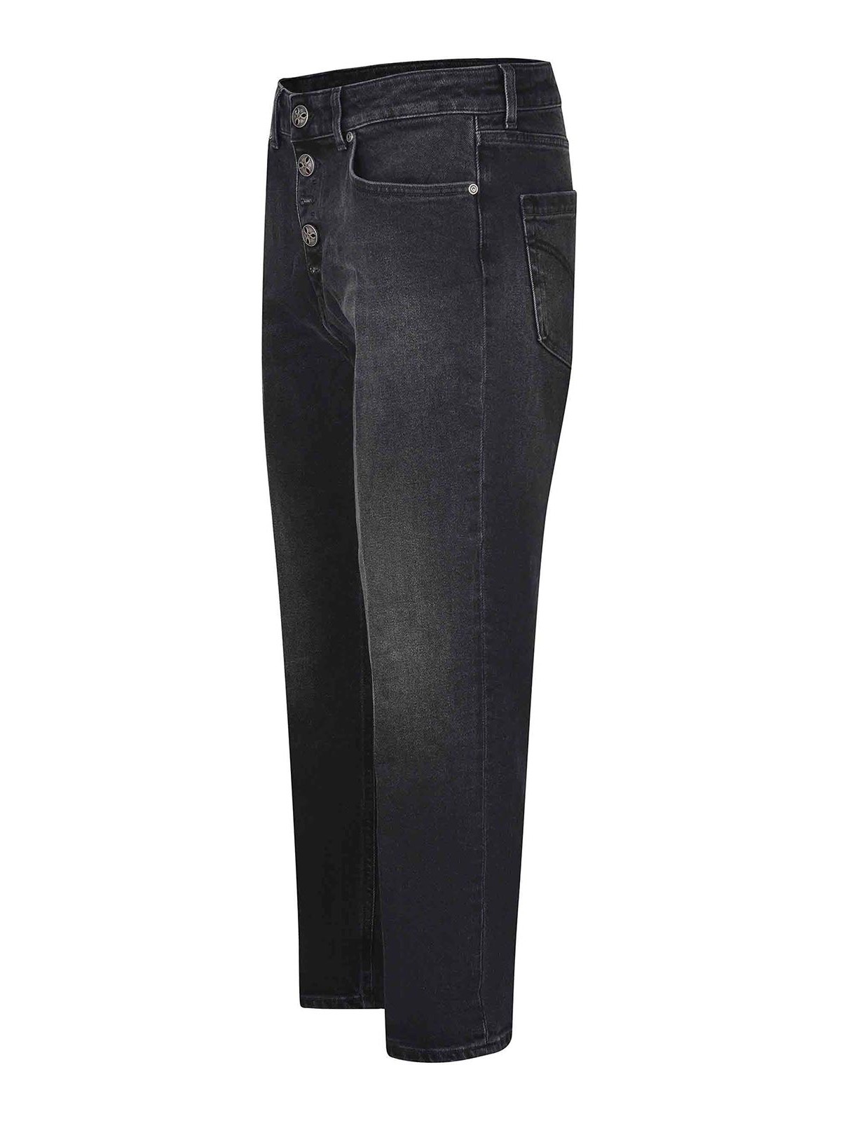 Dondup Jeans Stretch Denim In Black