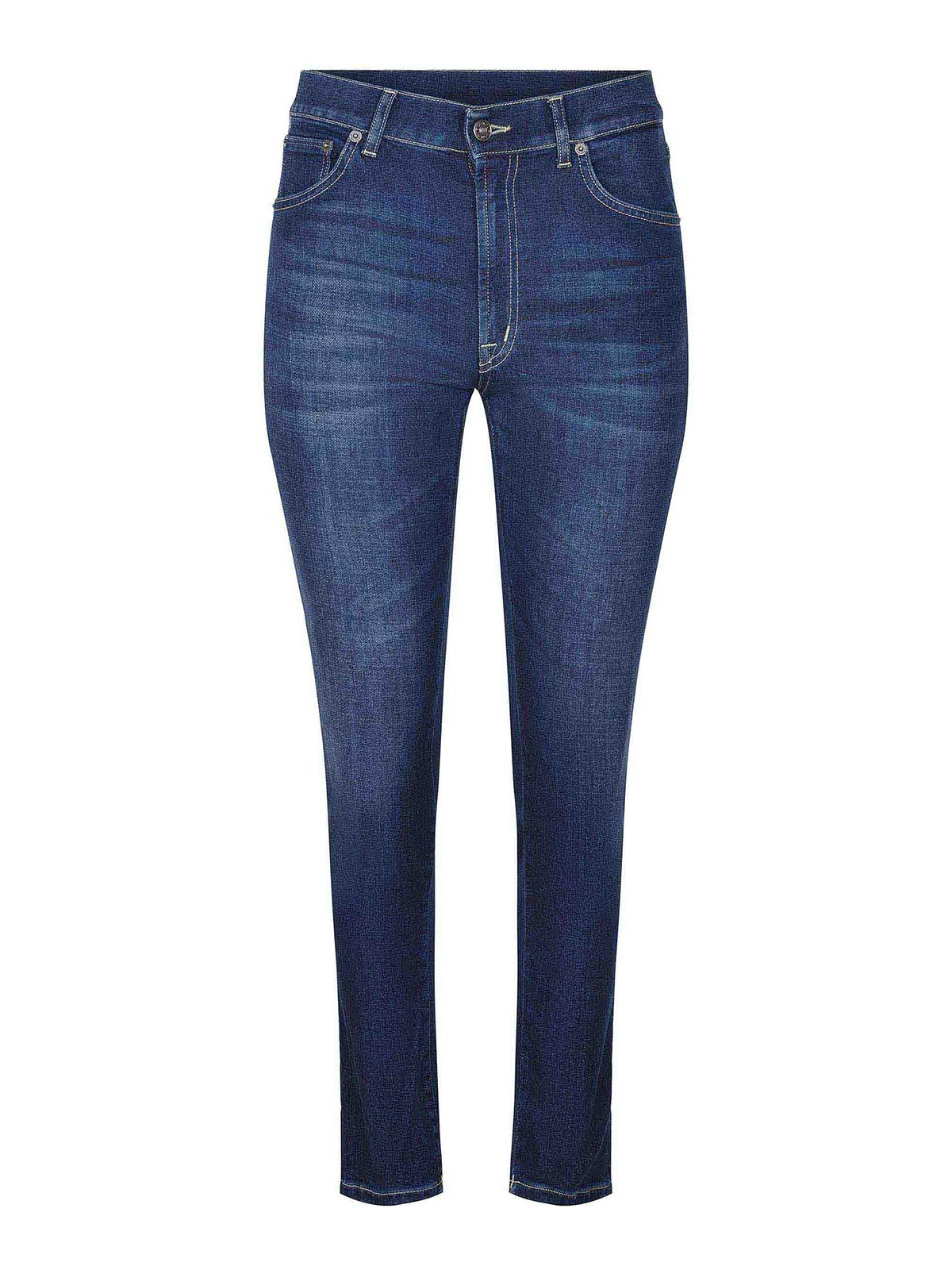 Dondup Jeans Made Of  Stretch Denim In Blue